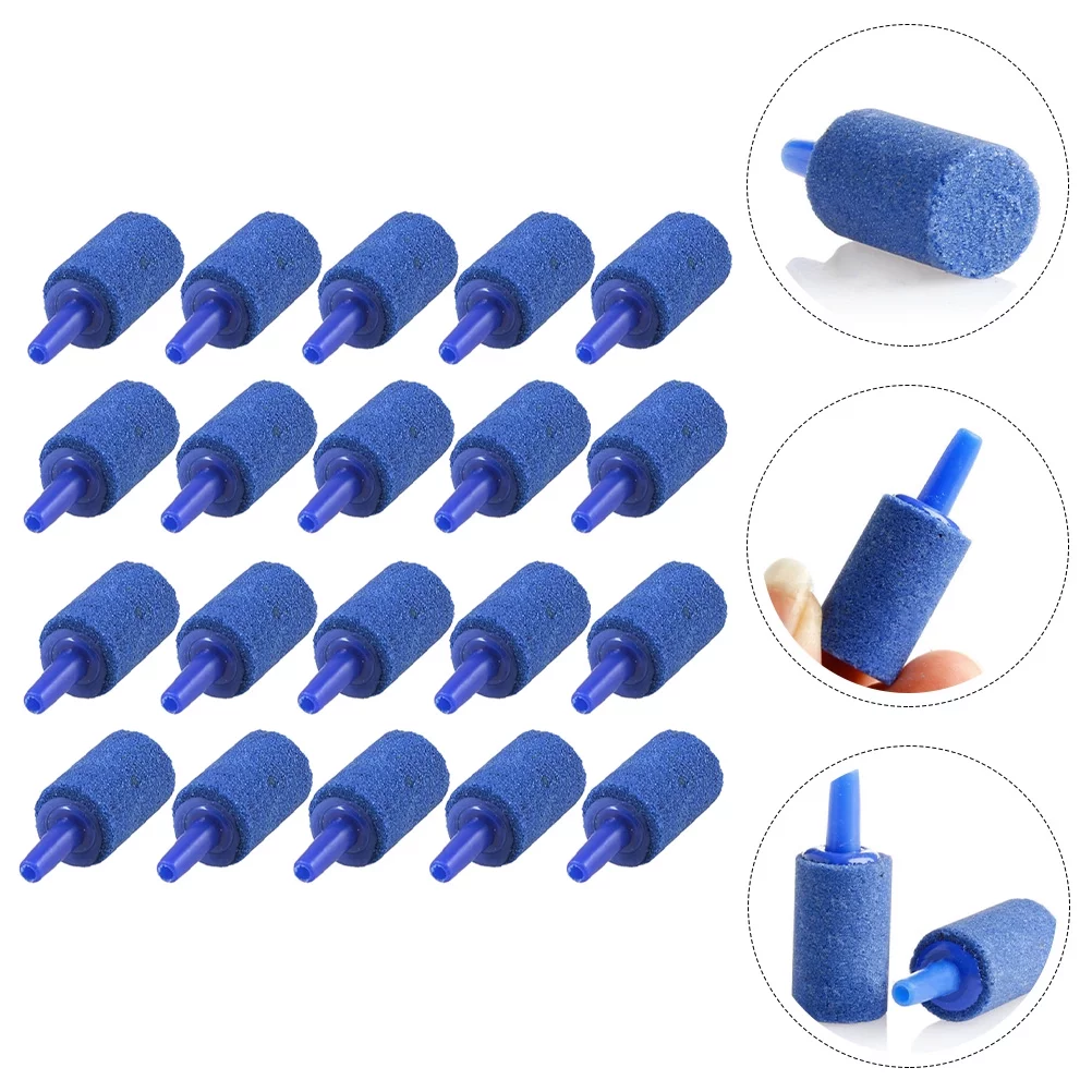 50Pcs Household Air Bubblers Compact Bubble Stones Professional Aquarium Bubblers