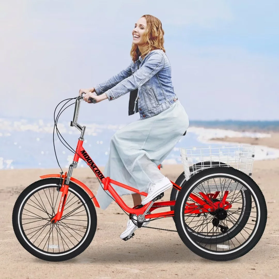 NAIZEA Adult Folding Tricycle, 26