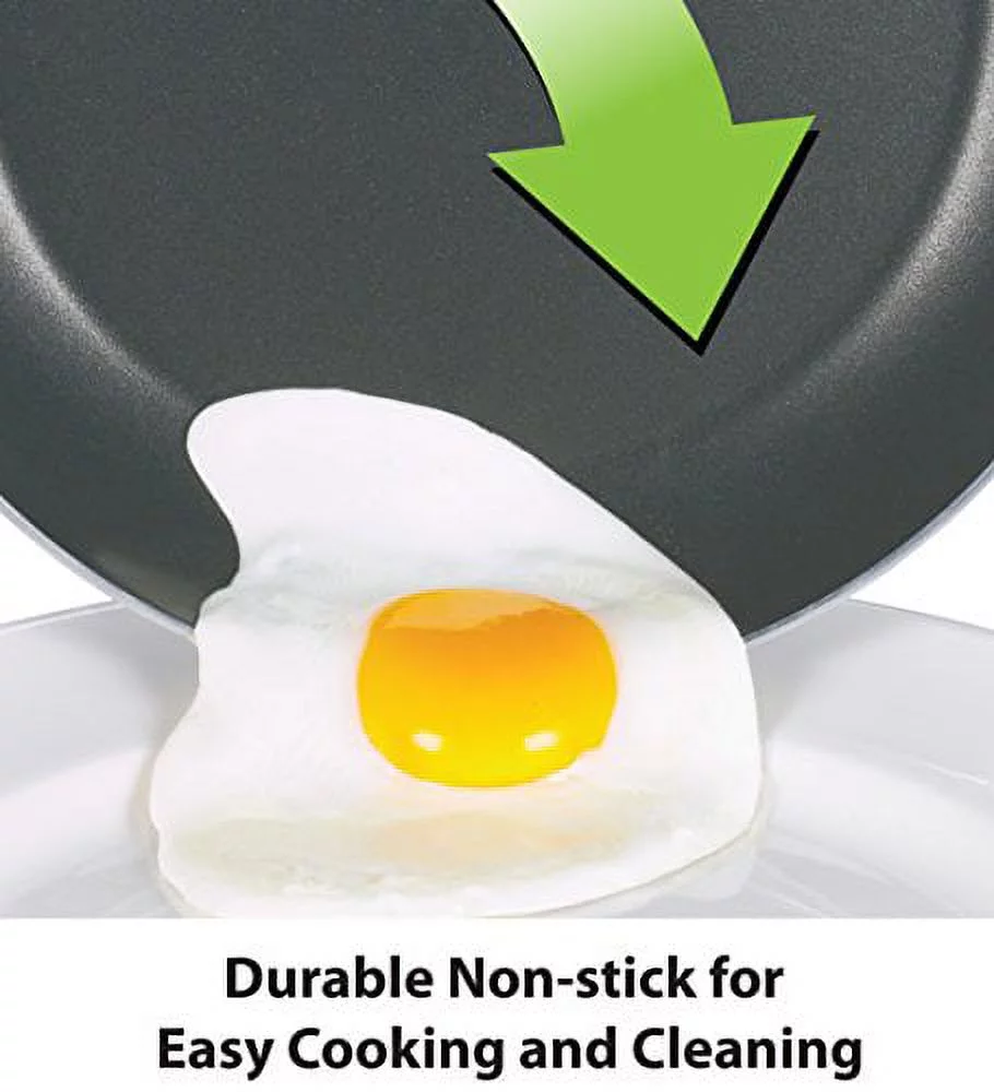 T-fal A91082 Specialty Nonstick Dishwasher Safe Oven Safe Jumbo Cooker Saute Pan with Glass Lid Cookware, 5-Quart, Black