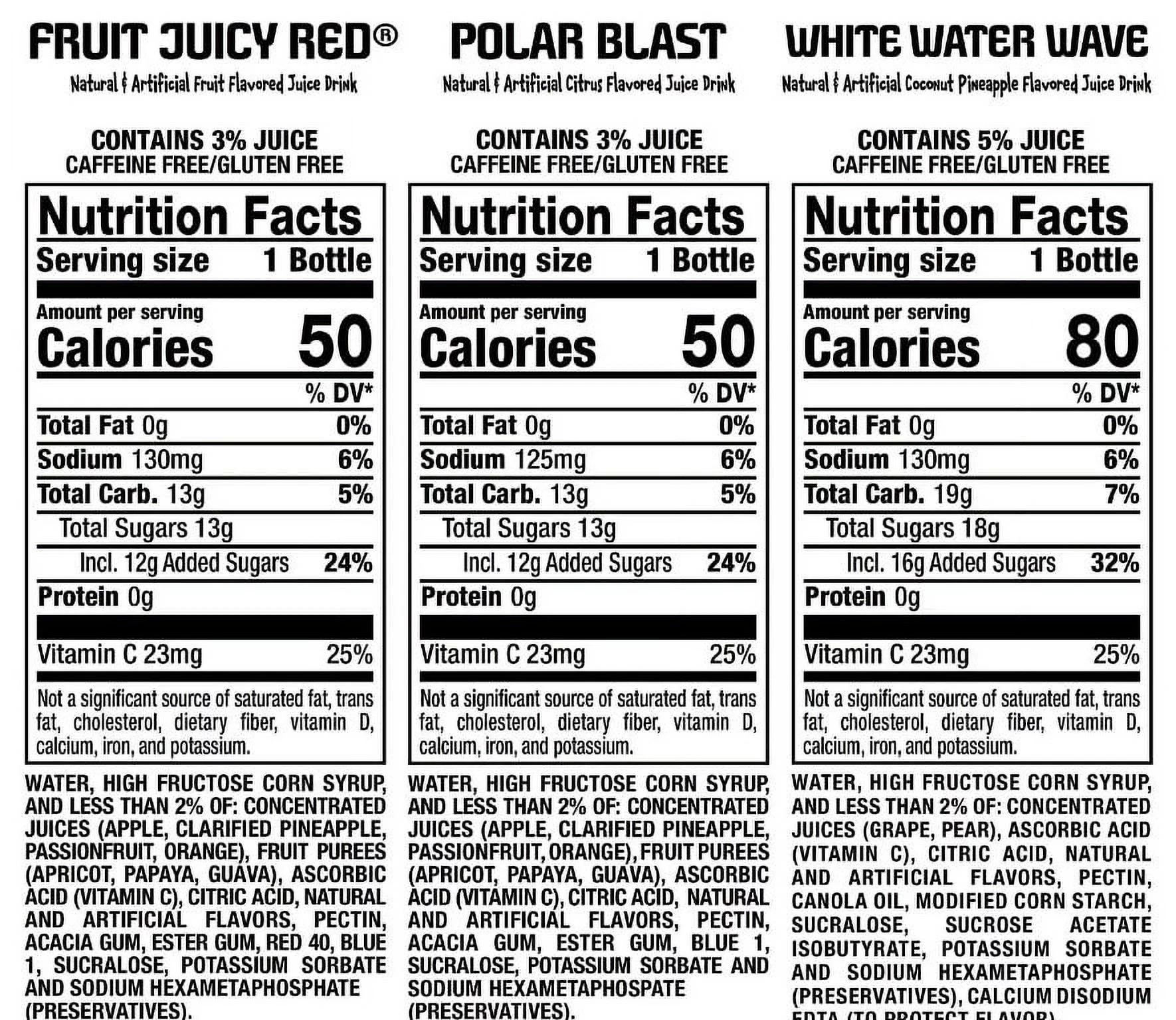 HAWAIIAN PUNCH RED WHITE COOL 10OZ/24PK