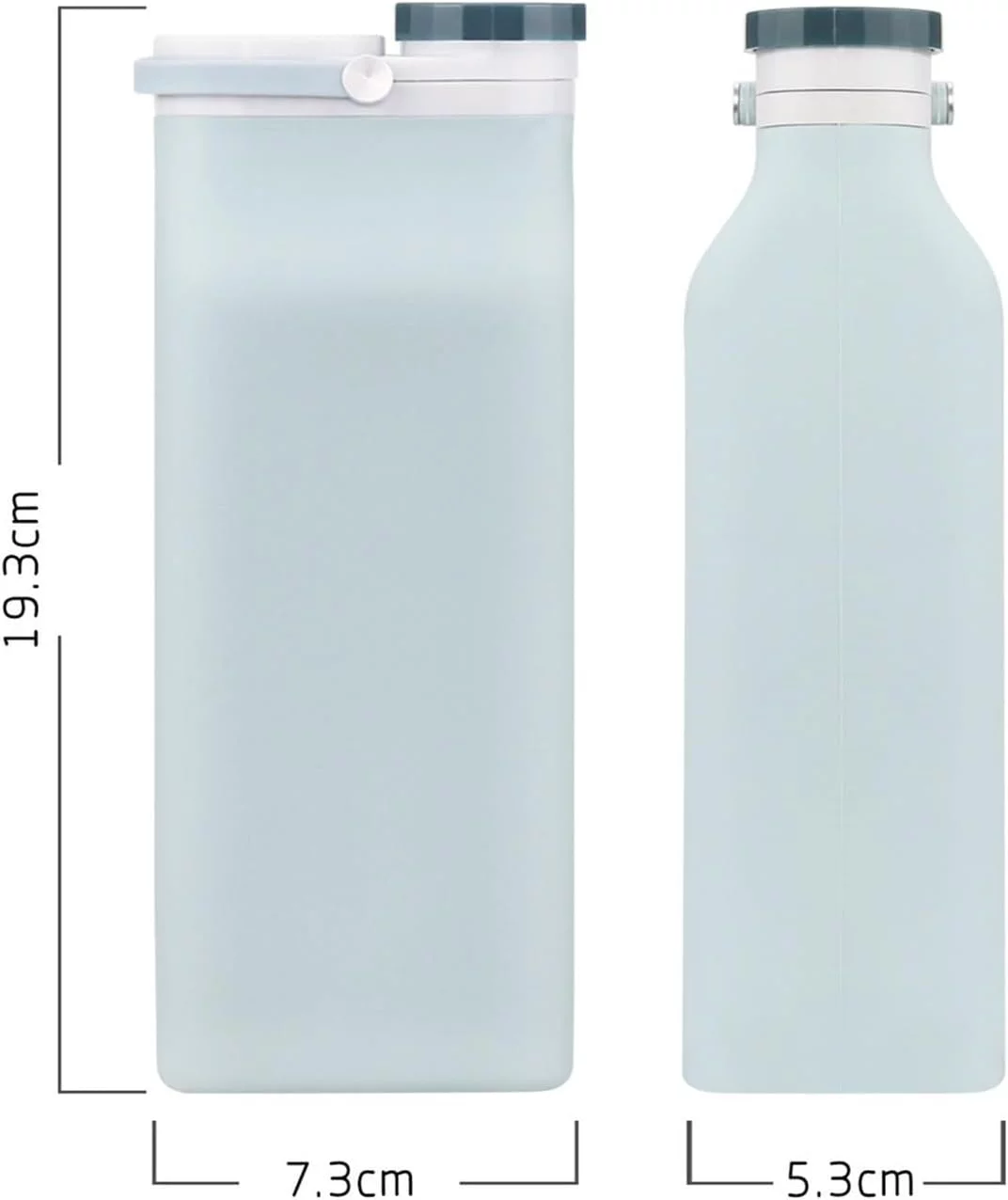 Portable Kettle Sports Water Bottles Outdoorsy Squeeze Water Bag Water Drinking Bottle Collapsible Water Bottles Travel Water Bottle Water bottle (Color : Green, Size : 600ml)