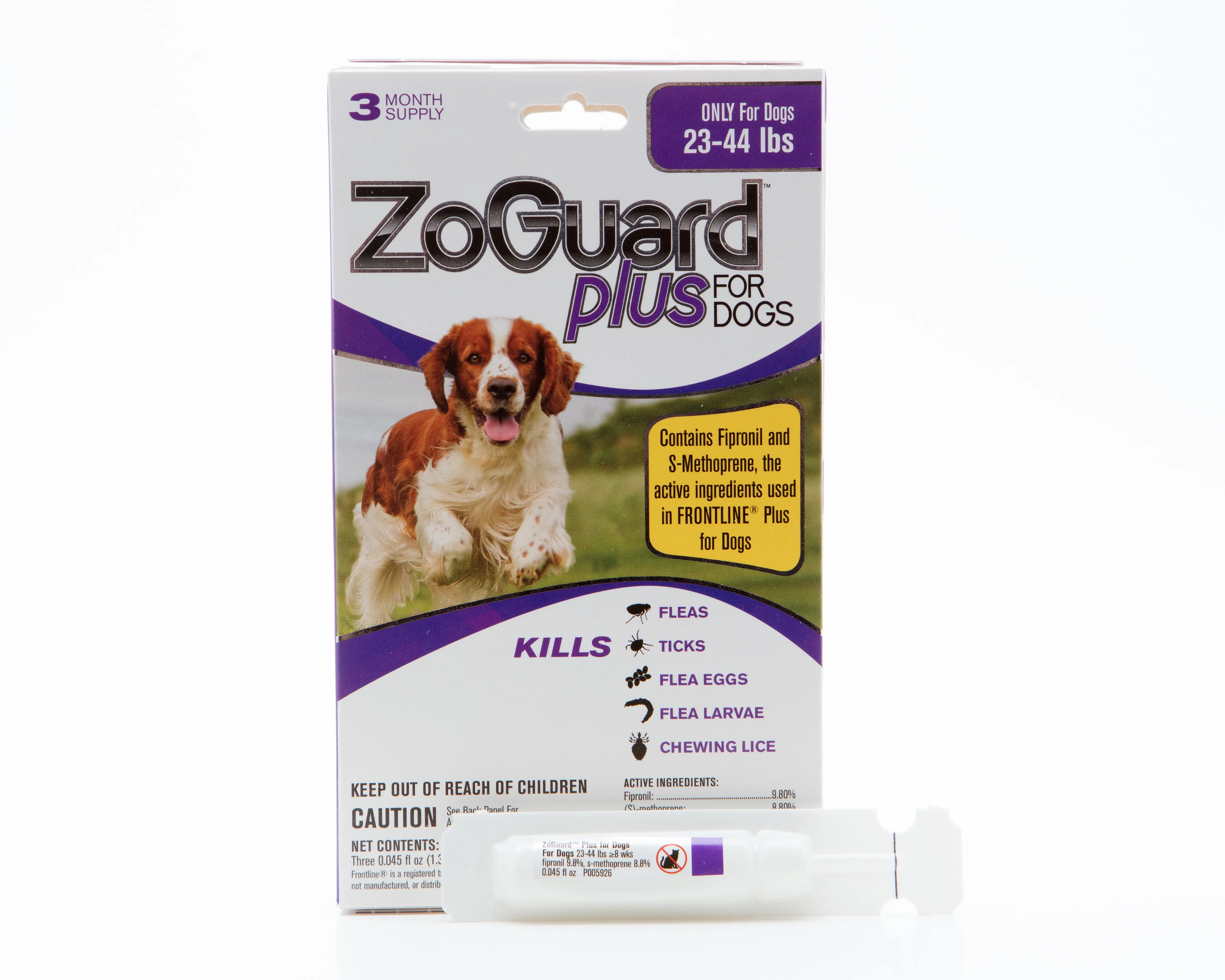 ZoGuard Plus Flea and Tick Prevention for Medium Dogs, 23-44 lbs