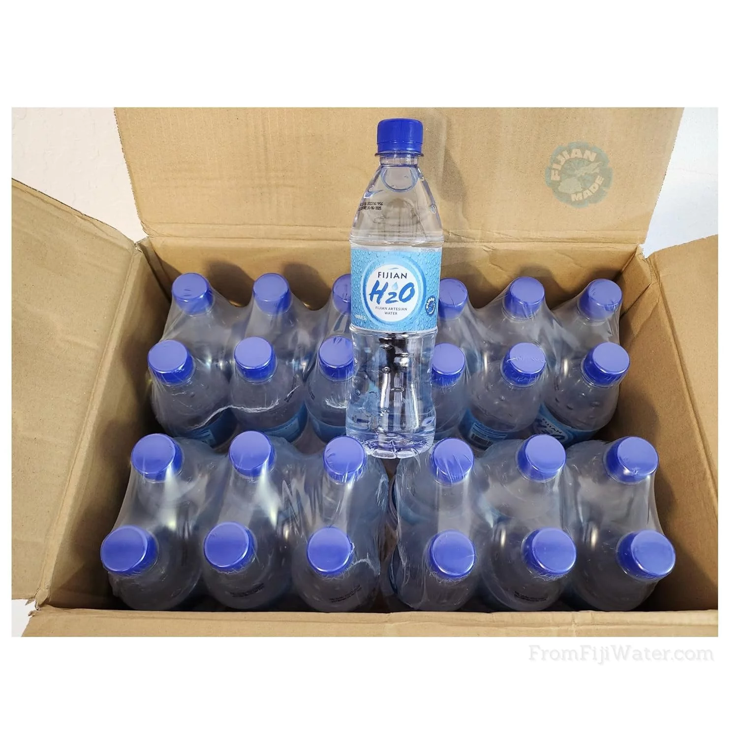 Fijian H20 Natural ARTESIAN Mineral Water Case Pack of 24 (20.28 Oz Bottle) Discover Fiji's Finest H20, Naturally High pH & SMOOTH TASTE