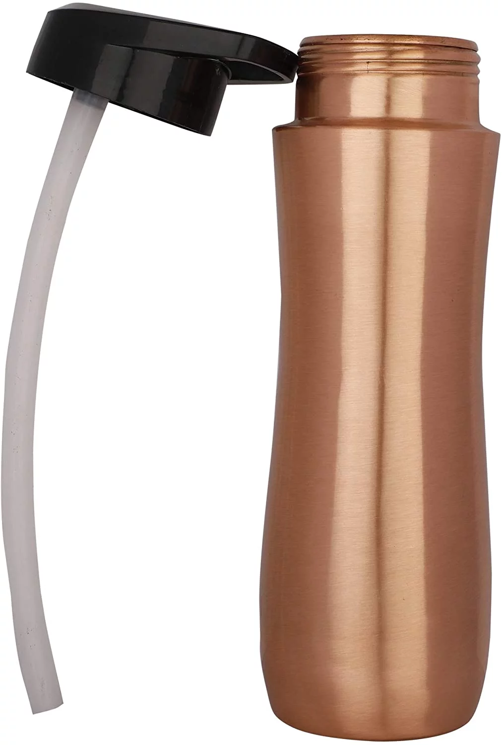 Copper Sipper Bottle (Copper) Water Bottle With Leak Proof Multipurpose Bottle For Gym, Travelling, Yoga, Ayurveda, Outdoors, Indoors 1000 ml