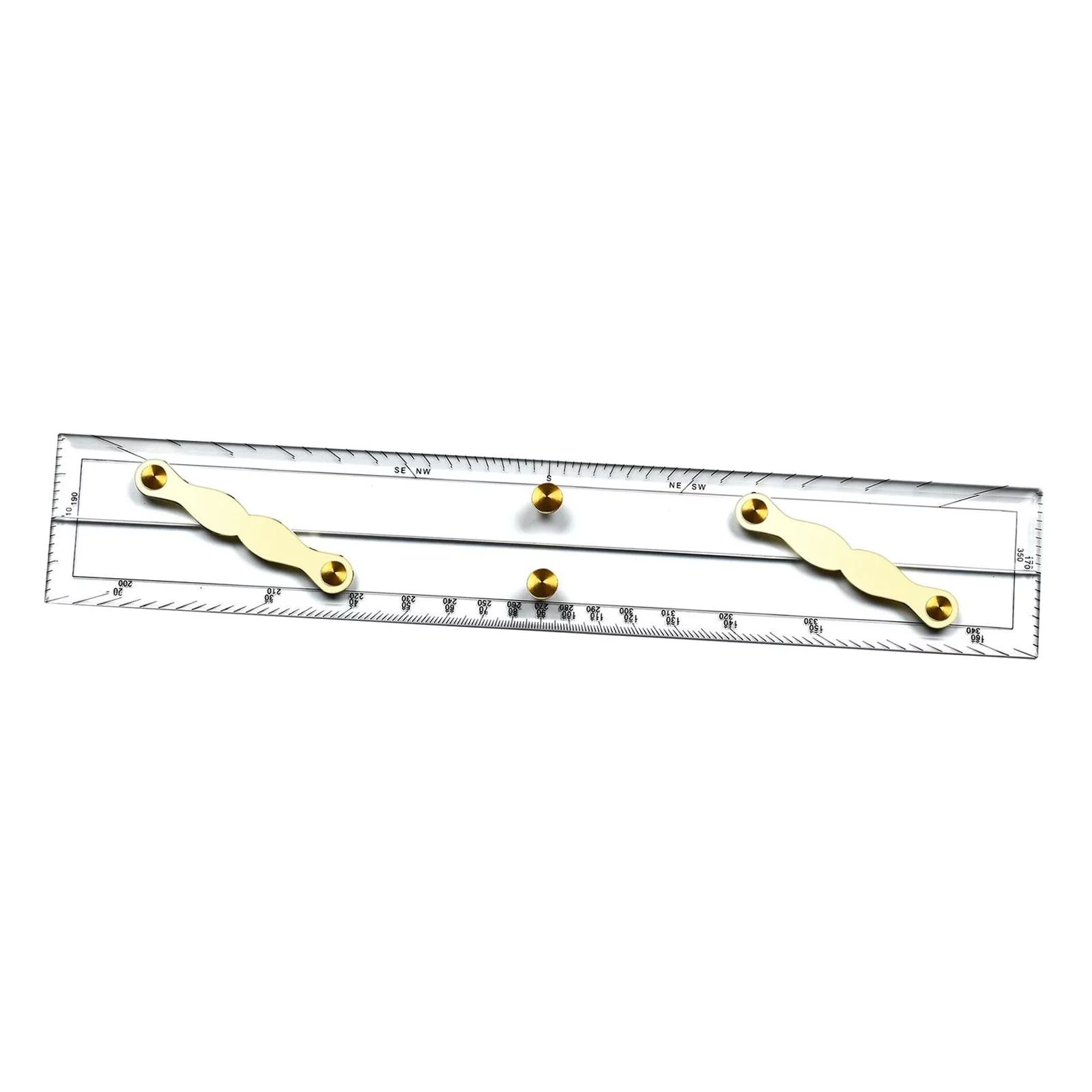 Navigation Parallel Ruler, Roll Ruler Lightweight, Clear Scale, Multifunctional Marine Parallel Ruler Measurement Tool for Measuring Student 600mm