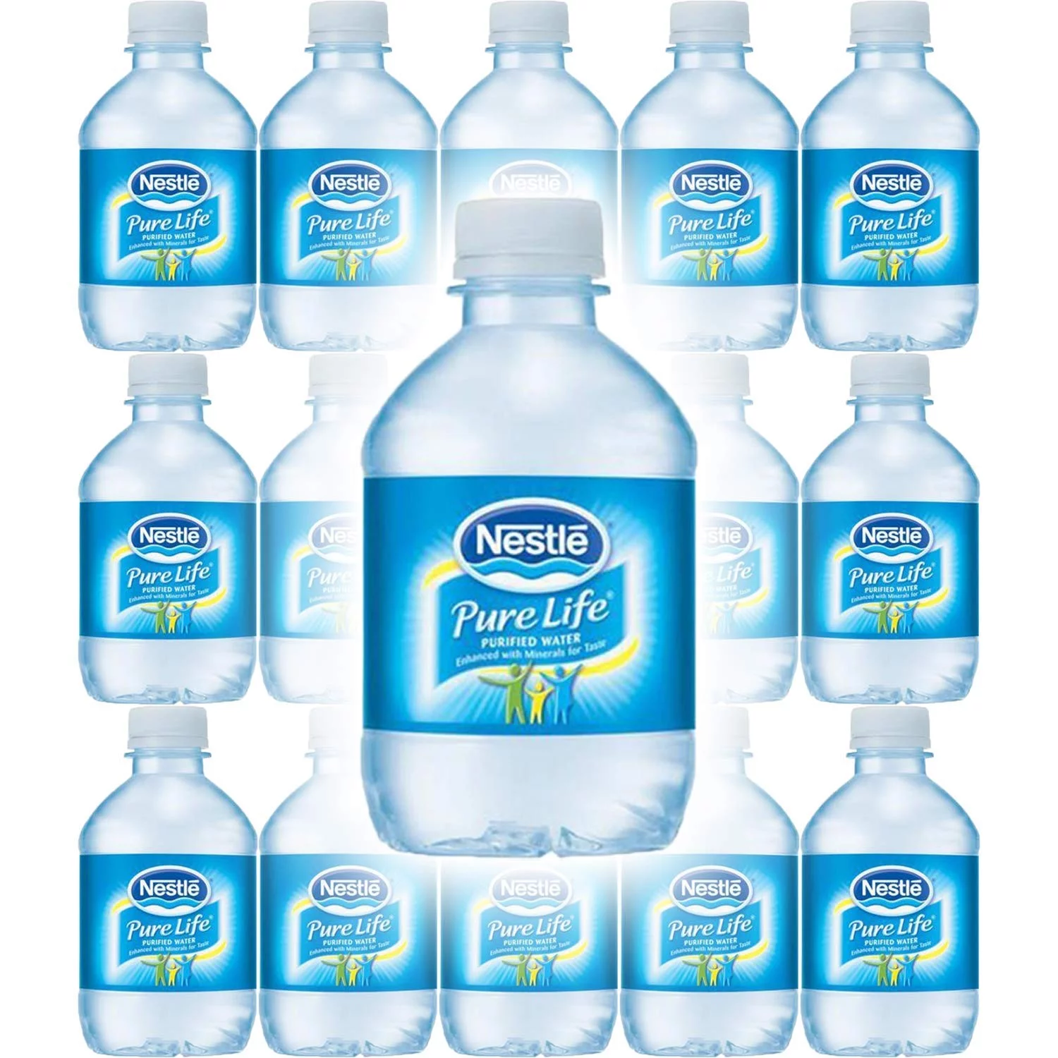 Nestle Pure Life Water - Refreshing 8 Fl Oz Bottled Water, Purified and Convenient (15 Count)