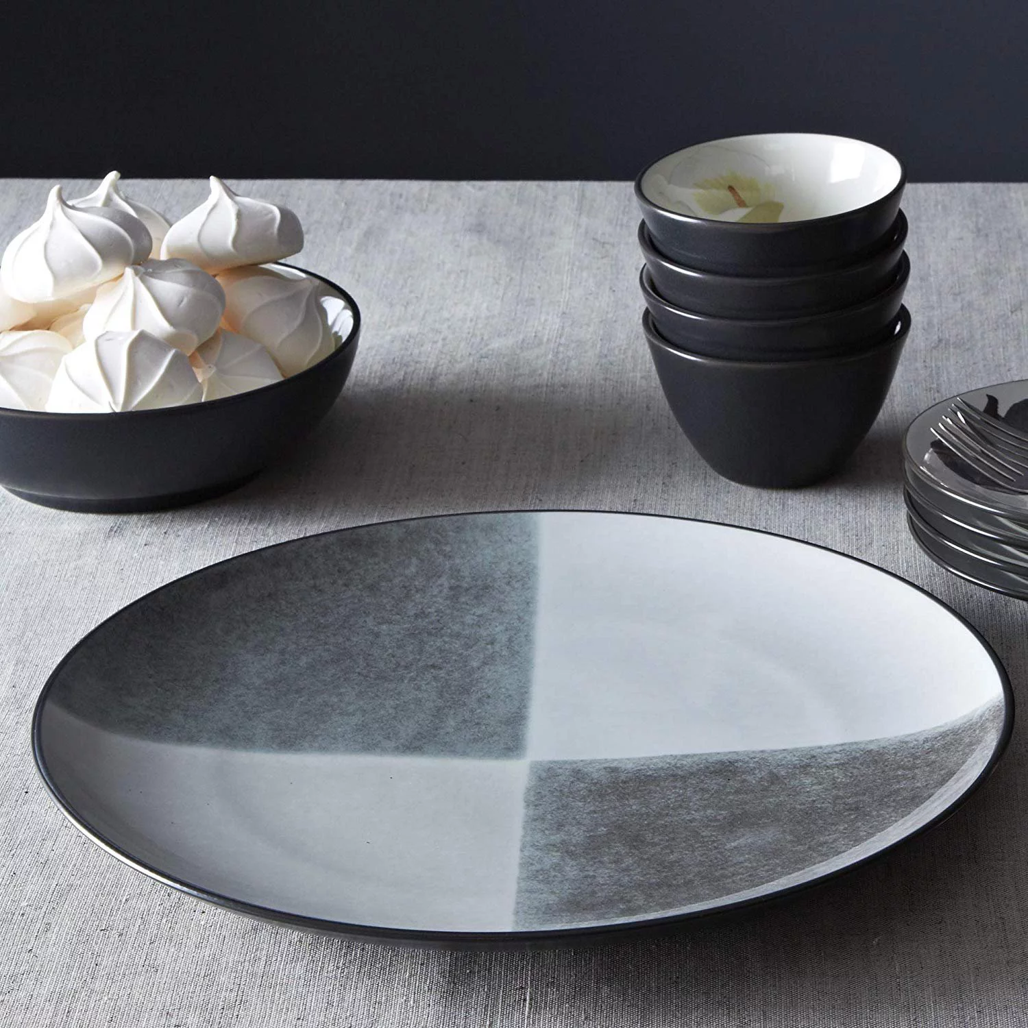 Noritake Colorwave Graphite Mini Bowl, 4-inch