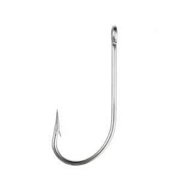 Eagle Claw 254SS-5-0 Stainless Steel O Shaughnessy Ringeye Size 5 by 0 - Pack of 100