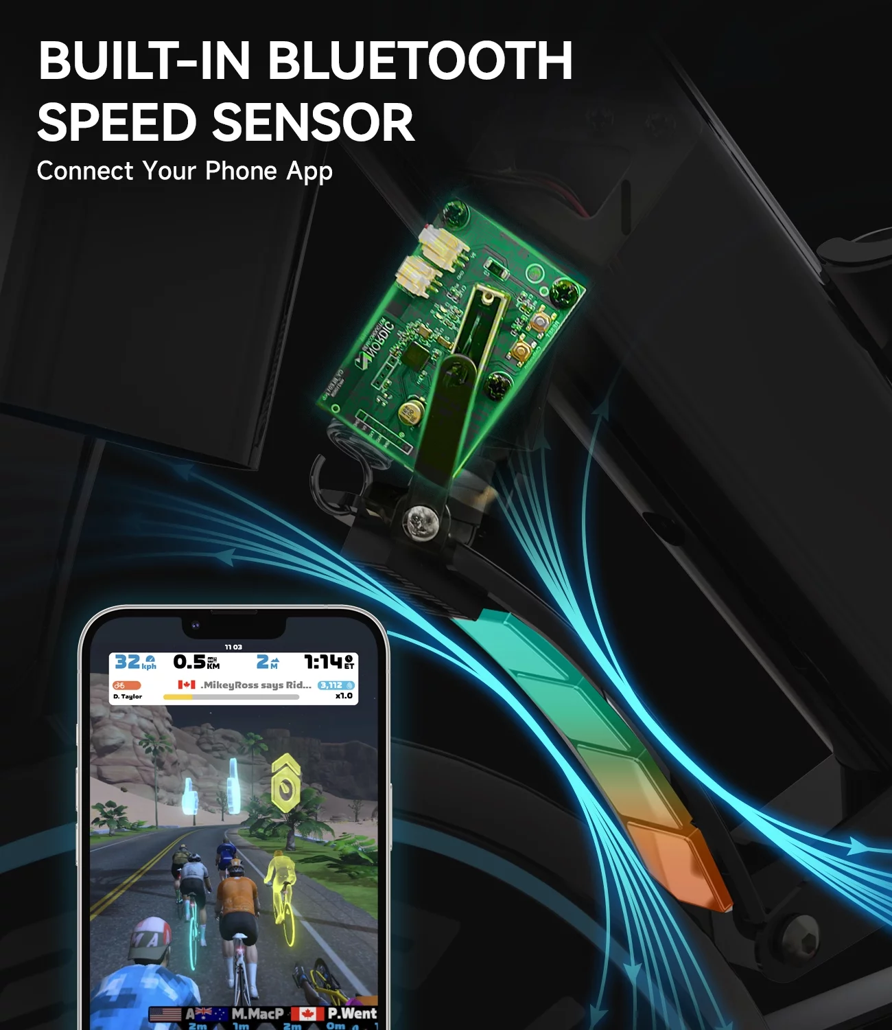 Pooboo Exercise Bike Belt Driven Indoor Cycling Bike Commercial Standard Stationary Bike with 44lbs Flywheel 350lbs