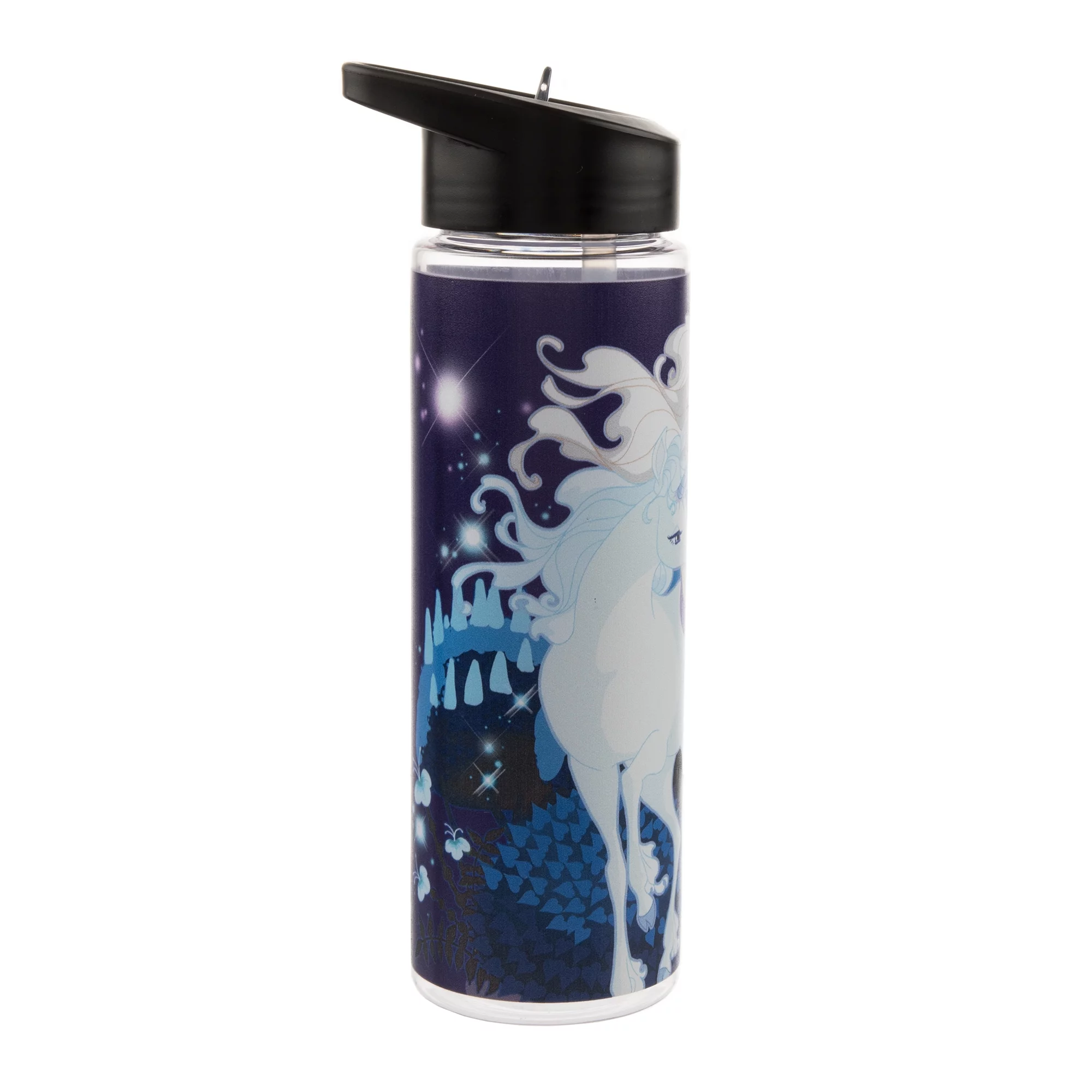 The Last Unicorn 24 Ounce Transparent Plastic Water Bottle