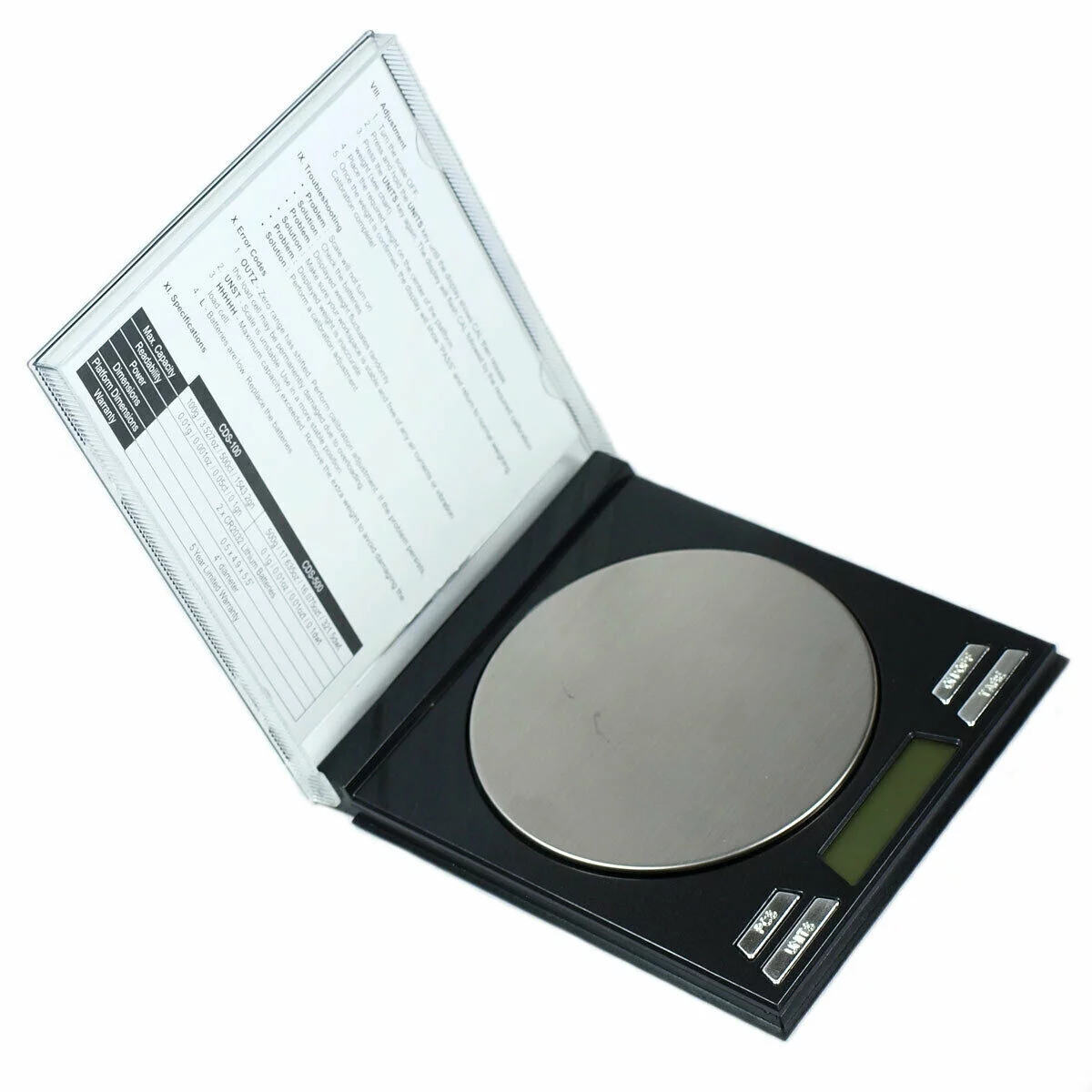 Horizon CDS-100 Digital Precision Scale, full-size CD Jewel Case scale, 100g by 0.01g
