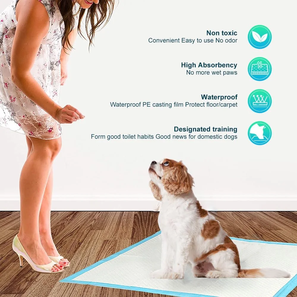 Dog and Puppy Training Pads, X-Large 30x36 inches 150 Count Dog Pee Potty 5-layer Training Pads