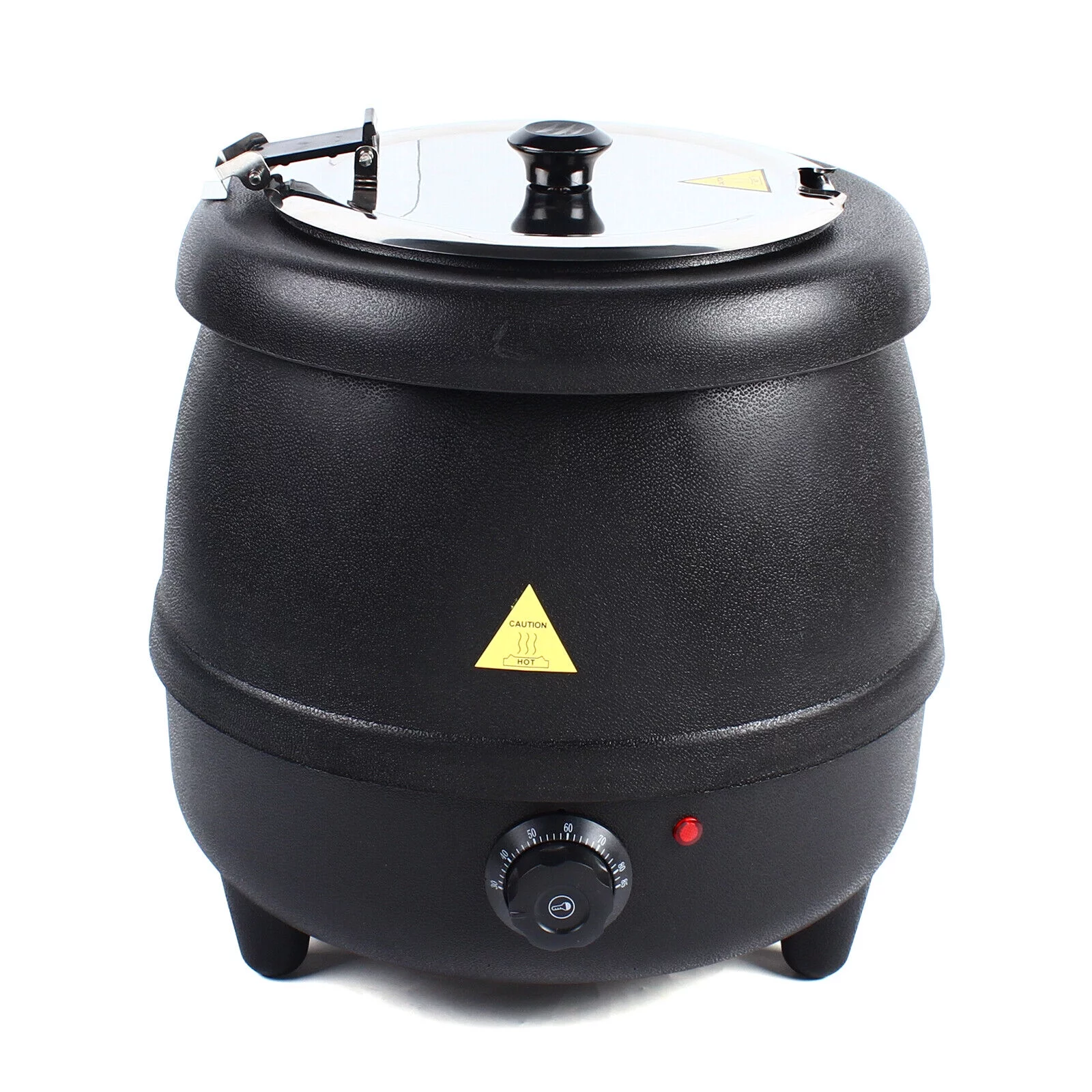 TOOL1SHOoo 10L Commercial Kitchen Restaurant Electric Food Soup Kettle Pot Warmer Black