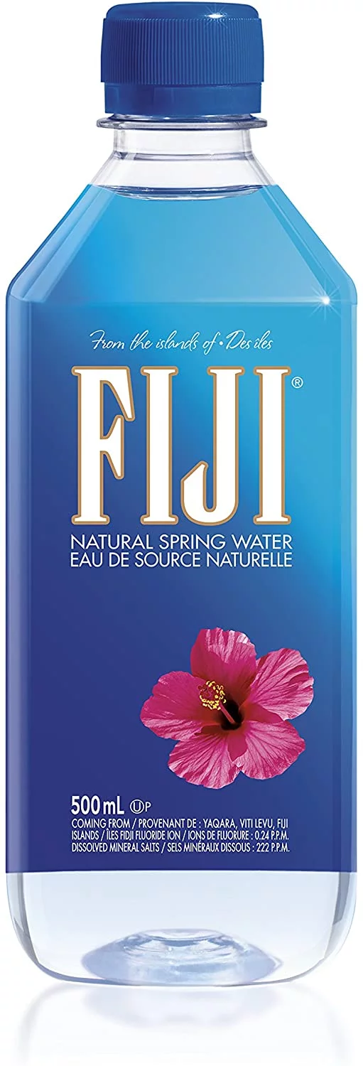 FIJI Natural Artesian Water, 16.9 Ounce Bottle, Pack of 24