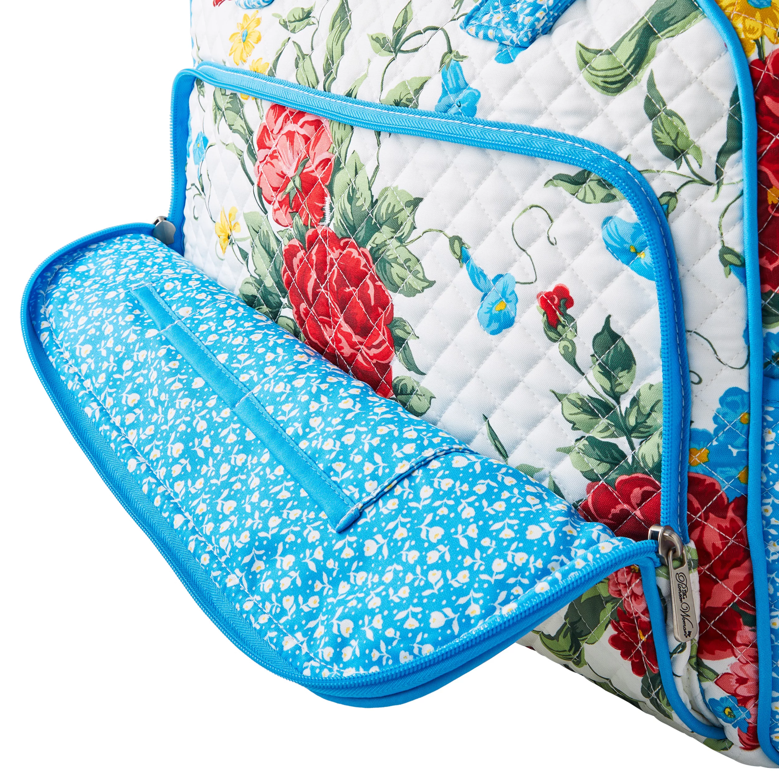 The Pioneer Woman Sweet Rose Quilted Fabric Weekender Bag
