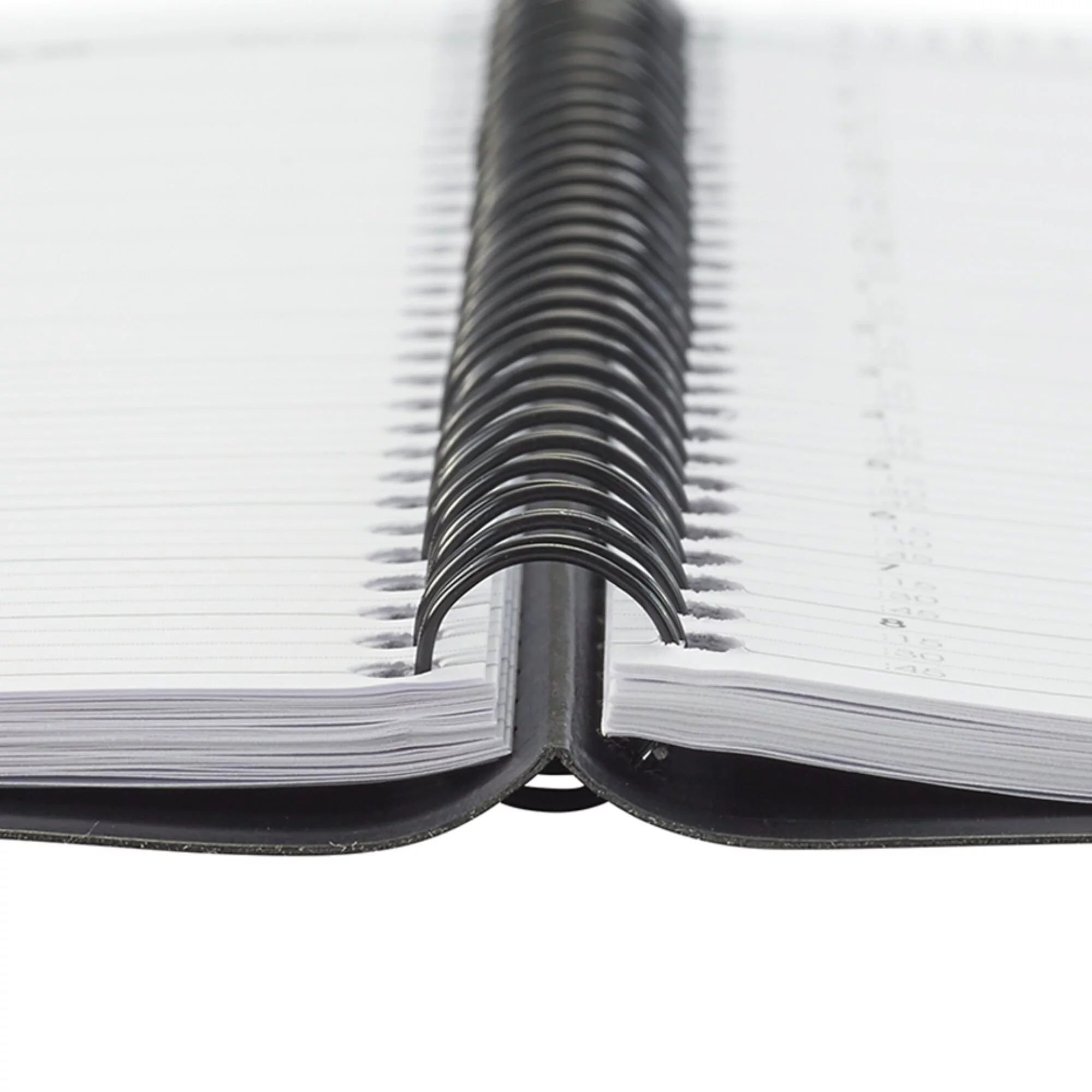 AT-A-GLANCE 2024 Four Person Group Daily Appointment Book Black Large 8 x 11 -