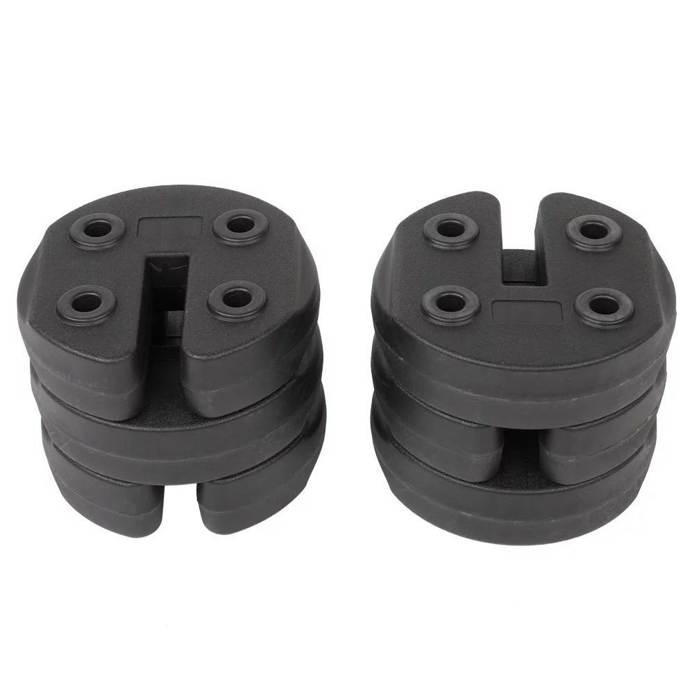 Winado Weight Plates 6 Pcs Tent Shade Canopy Water Fillable Black
