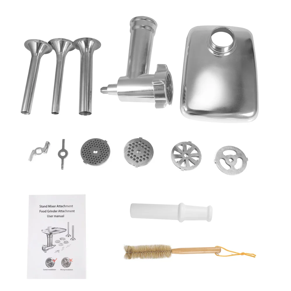 Paddsun Food Meat Grinder Attachment Mincer Stuffer Sausage Pasta Filler Maker Machine