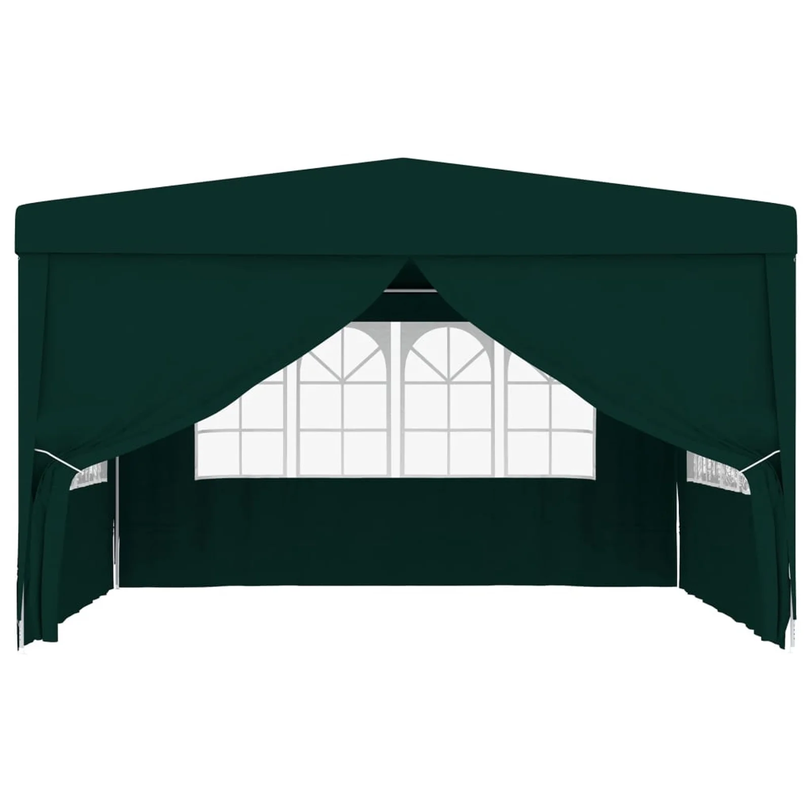 Carevas Professional Party Tent with Side Walls 13.1'x13.1' Green 0.3 ozft²