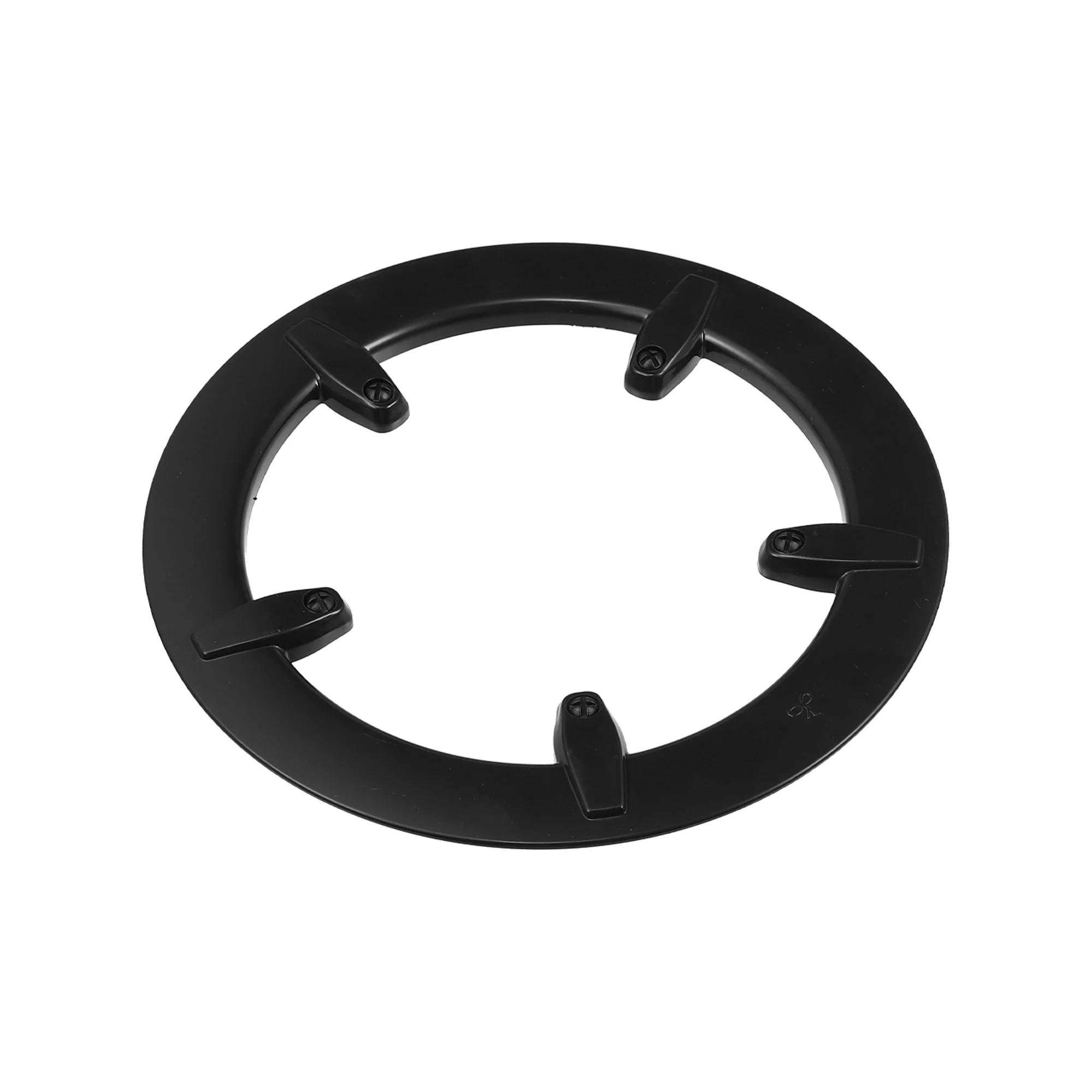 2 Pcs 6.5cm 5 Holes Bicycle Bike Crankset Chain Wheel Cover Protection Chain Wheel Protective Cover Black