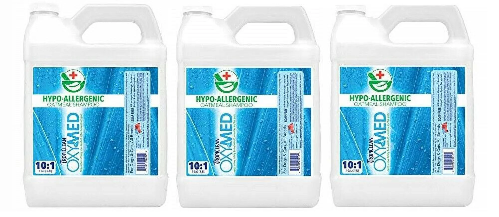 Dog Shampoo Hypoallergenic Soothing Oatmeal Clean Soft Coat Gallon Concentrate