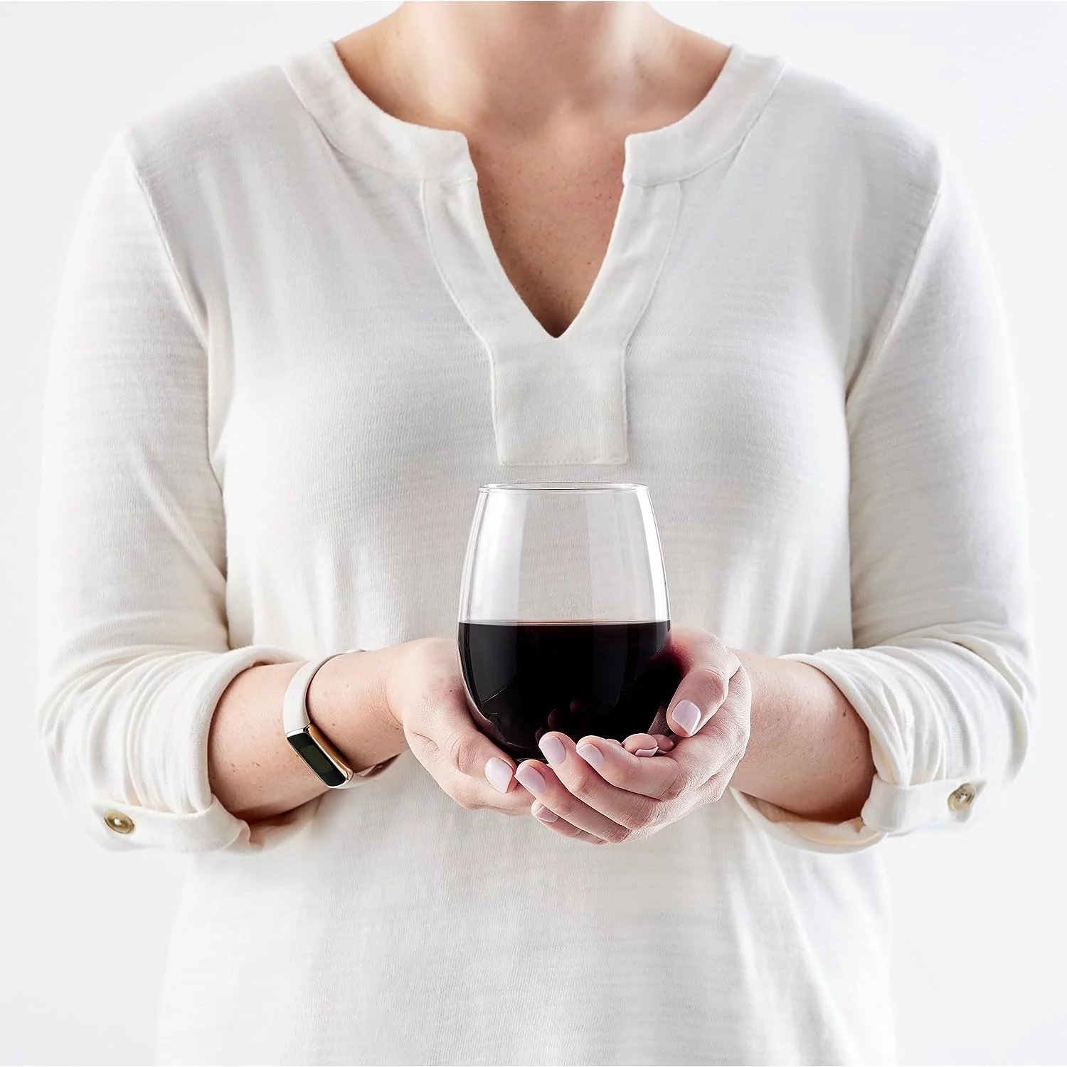 Luminarc Arc International Cachet Stemless Wine Glass, 21 Ounce, Set Of 4, Clear (Pack of 2)