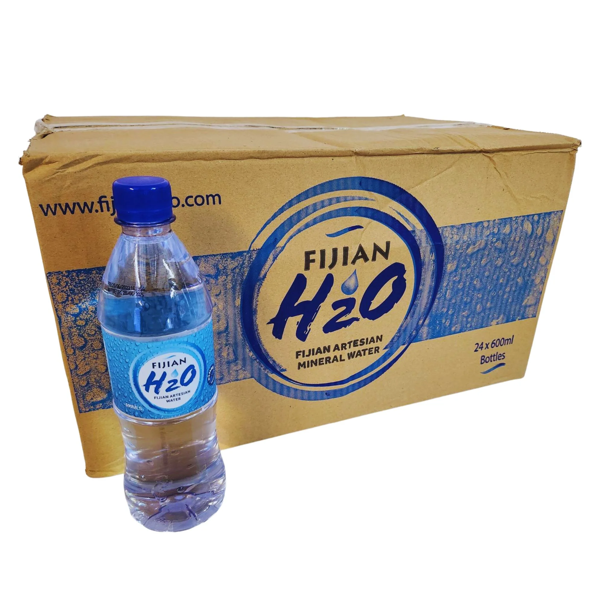 FIJIAN H20 Natural ARTESIAN Mineral Water (Case Pack Of 24 x 20.28 Oz Bottles) Discover Fiji's Finest H20, Naturally High pH & SMOOTH TASTE