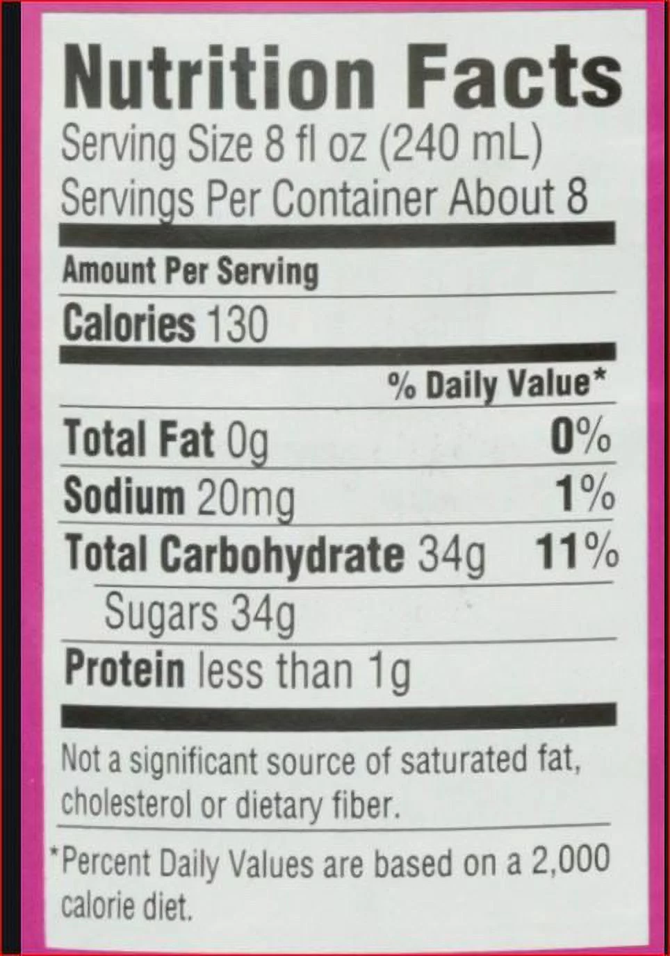 Kedem Pure Blush Juice, Grape, 64 Fl Oz, 8 Count