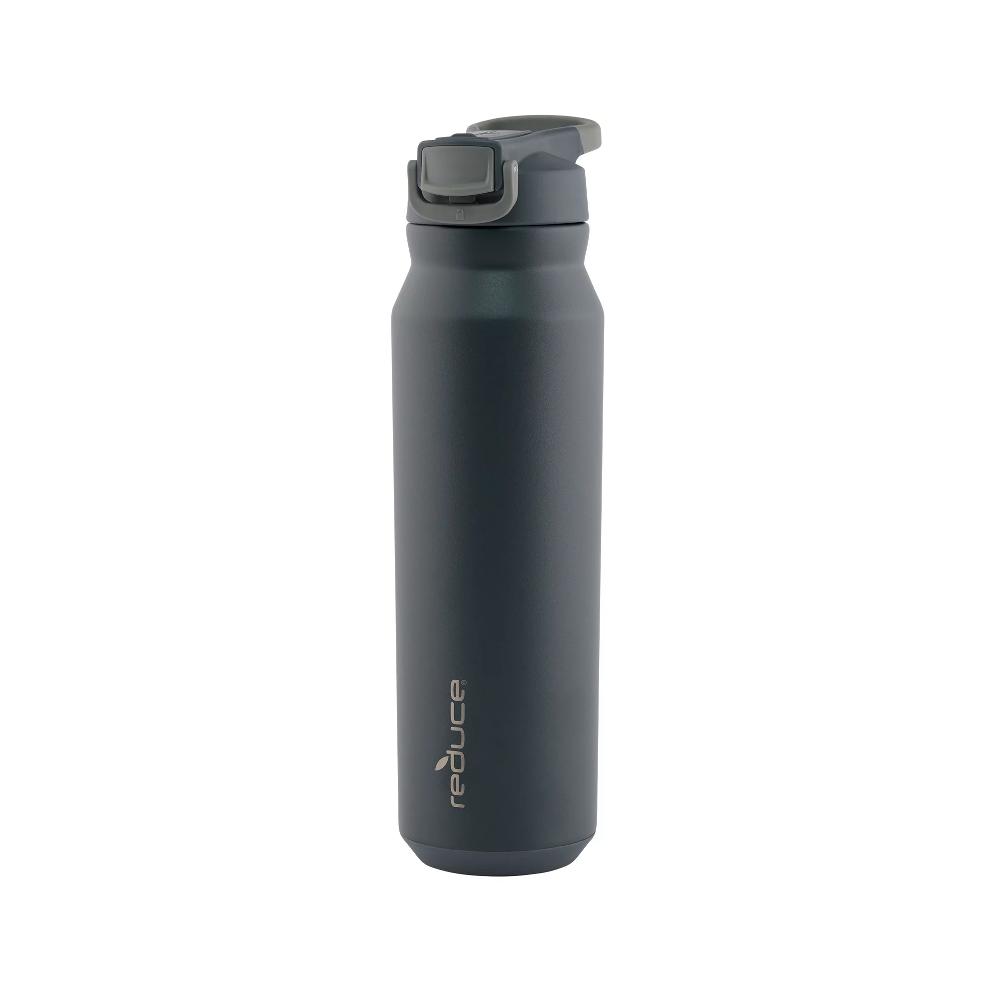 Reduce Vacuum Insulated Stainless Steel Hydrate Pro Water Bottle with Leak-Proof Lid, Smoke, 32 oz