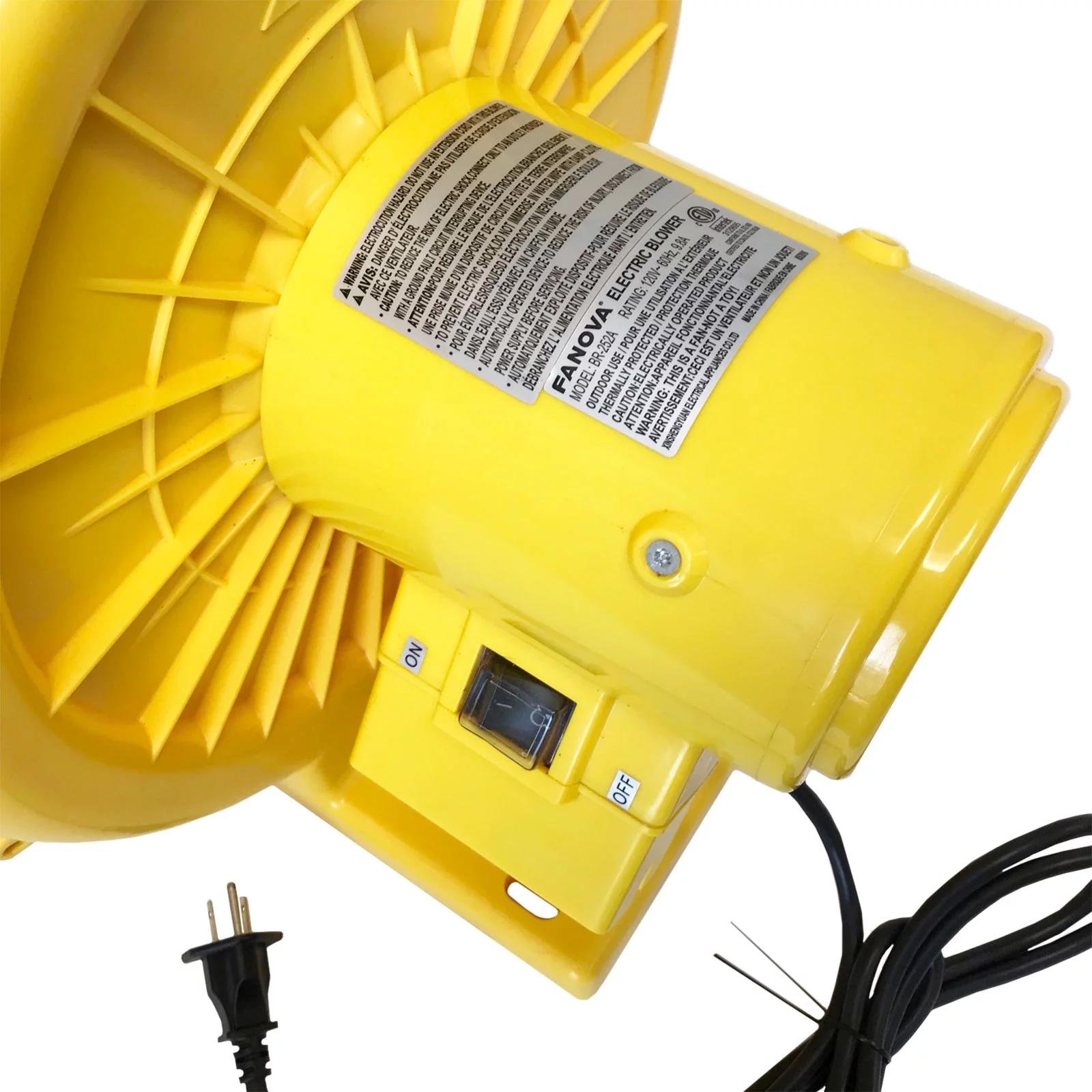 Commercial Inflatable Bounce House Air Pump Blower Fan - 1200 Watt