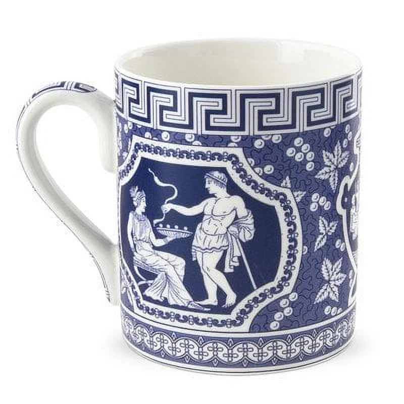 Spode Blue Room Greek 16 Ounces Porcelain Mug - Blue/White