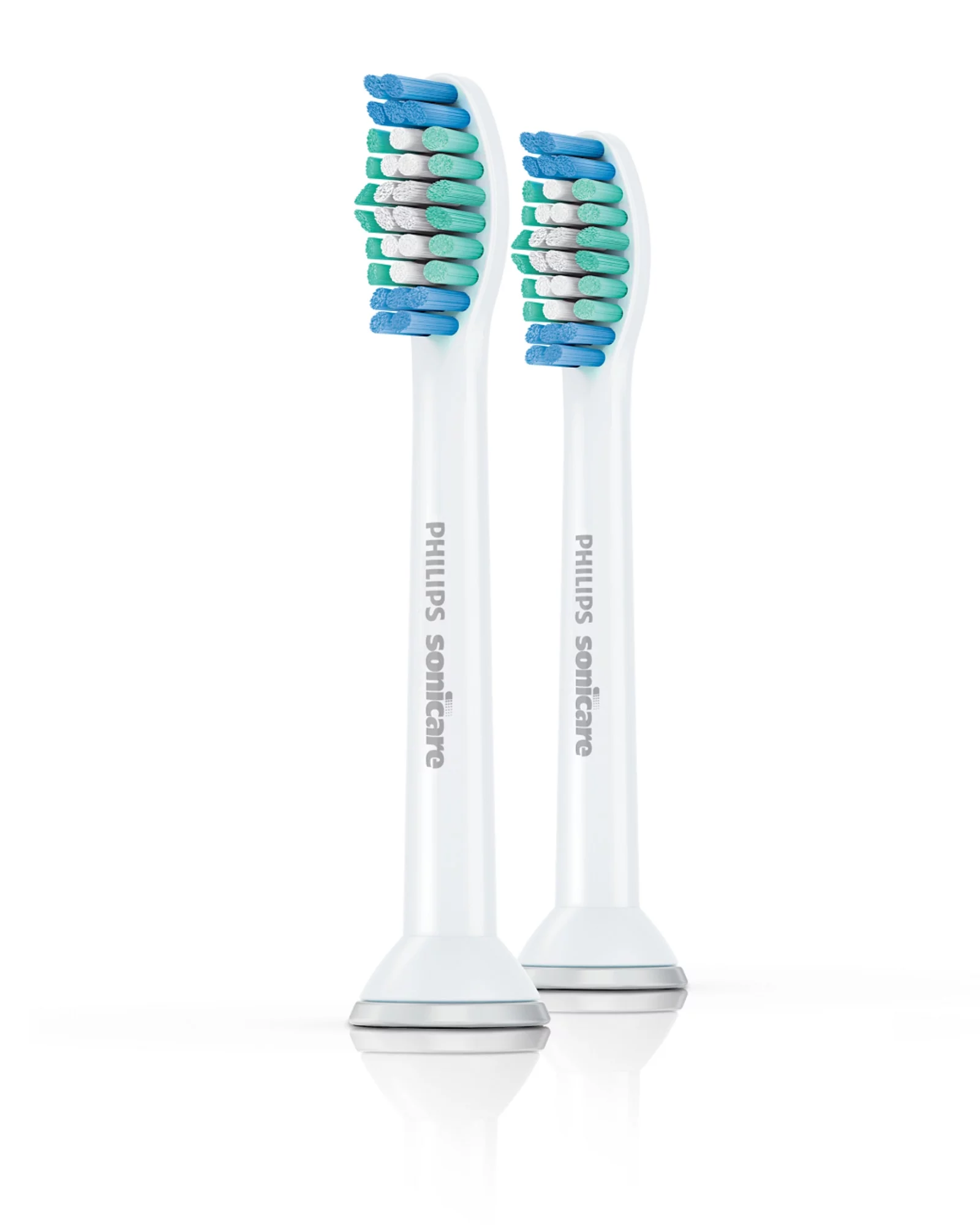 Philips Sonicare Simply Clean replacement toothbrush heads, HX6012/04, 2-pk