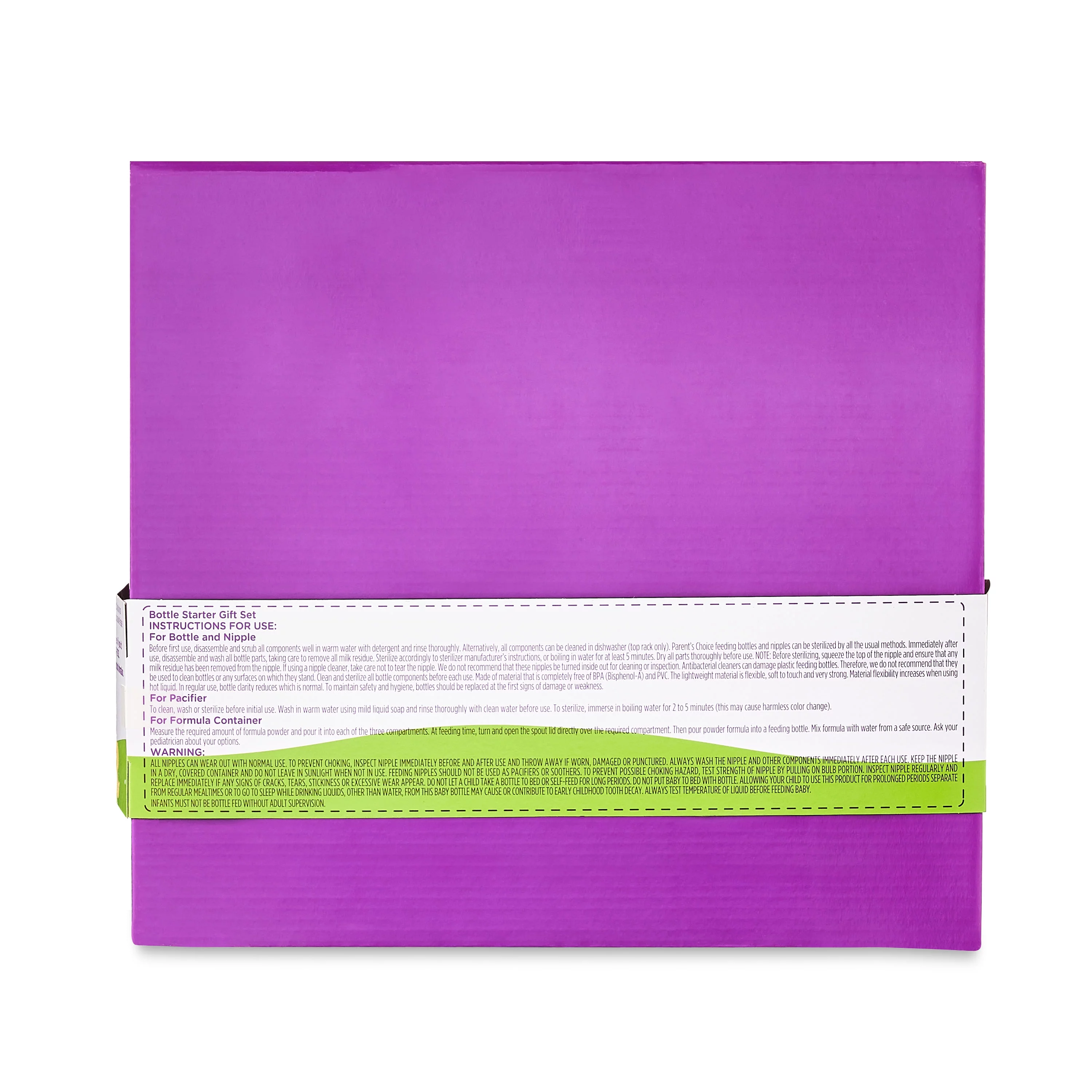 Parents Choice Parent`s Choice Bottle Starter Gift Set