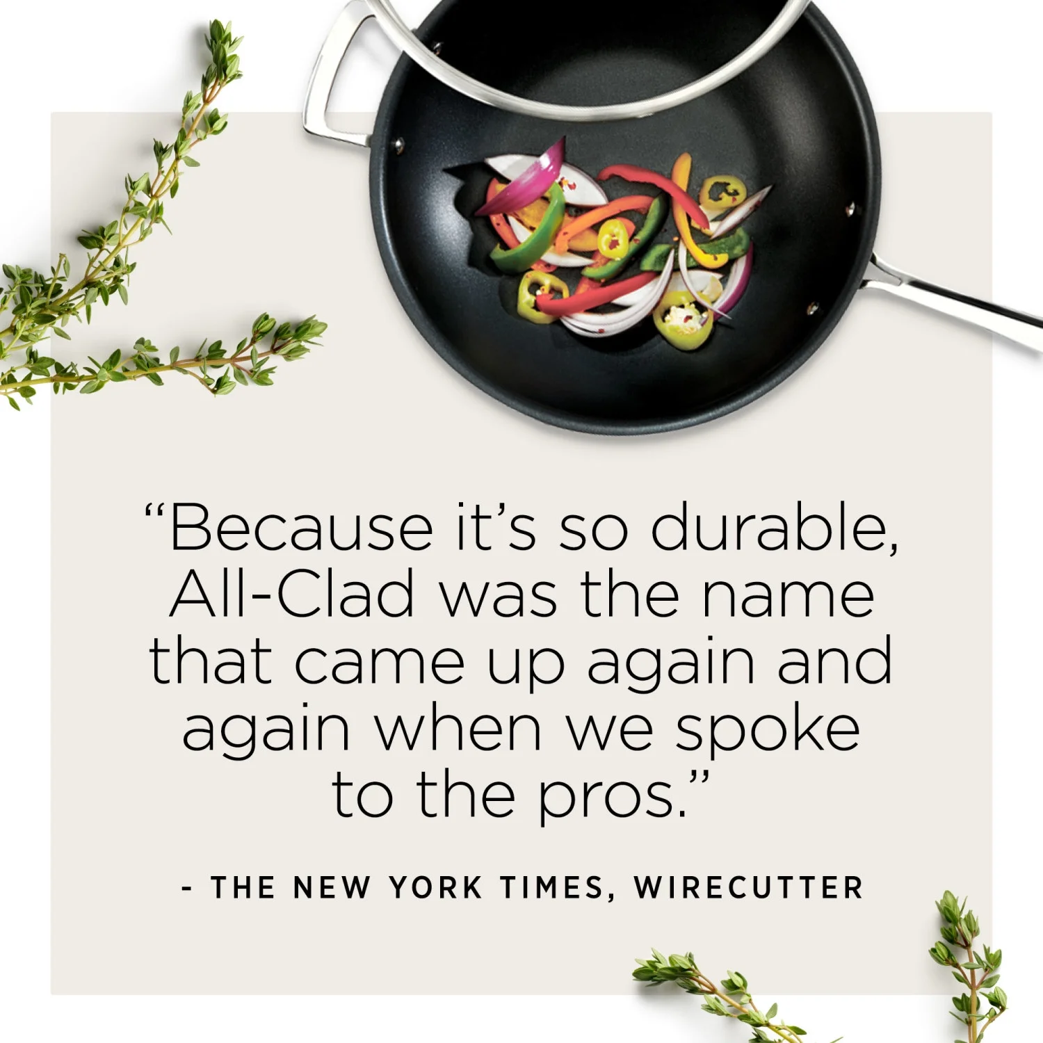 All-Clad Essentials Hard Anodized Nonstick Cookware Set, 2-Piece Fry & Sauce Pan with Lid, 8.5