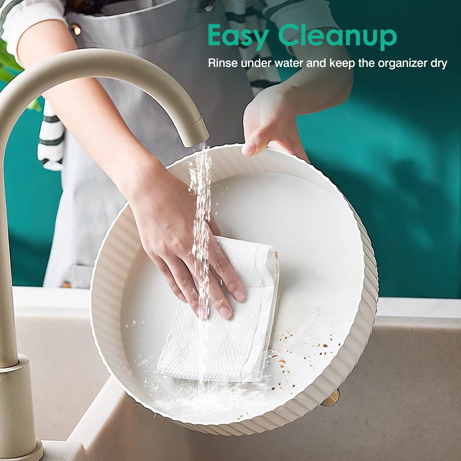 iMounTEK 360 Rotating Makeup Organizer Cosmetic Makeup Storage Organizer for Vanity, Large Makeup Holde Lotions Display Cases 11in