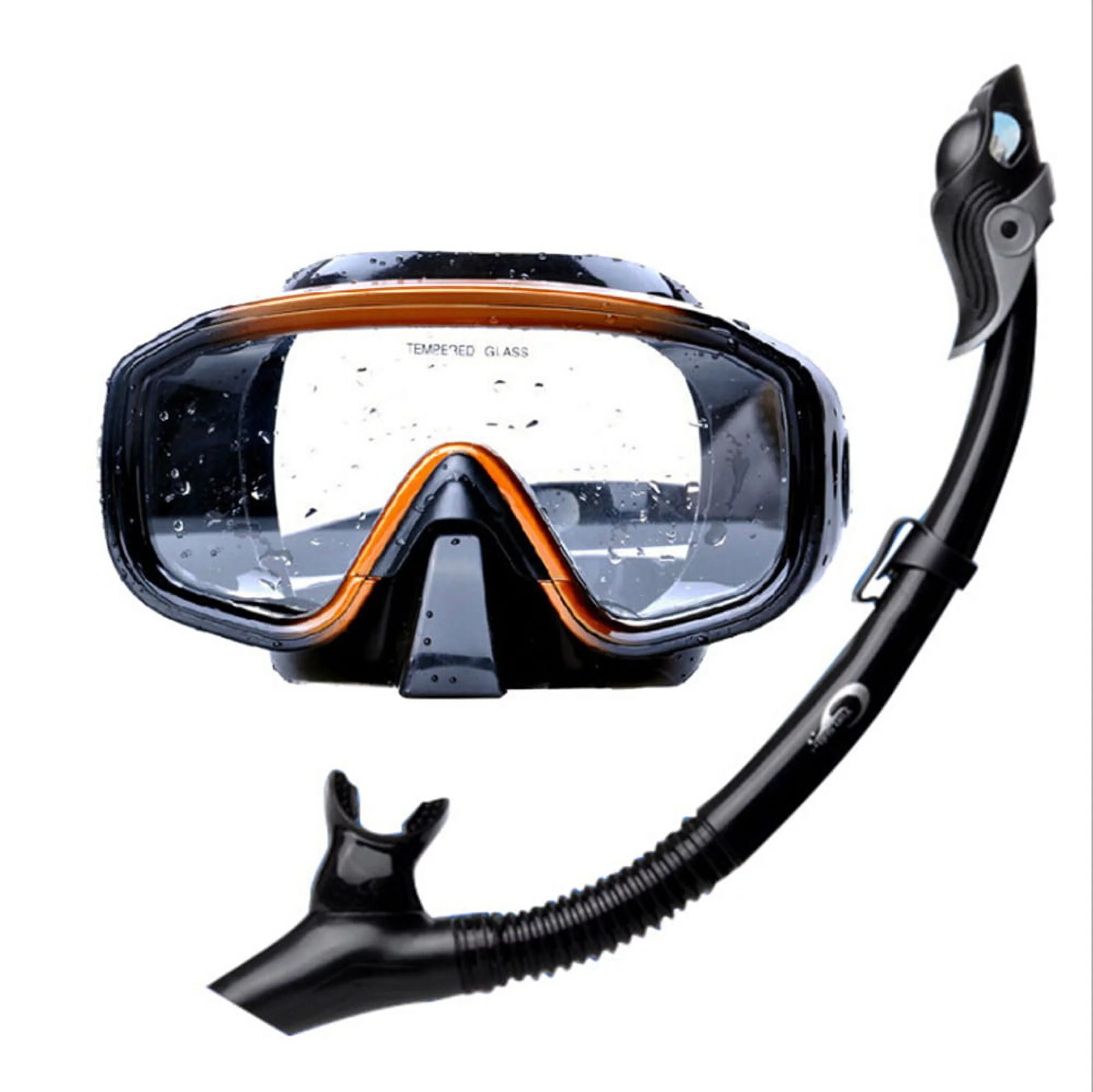 Professional Silicone Snorkel Set - Dive Mask for Swimming and Diving, Ideal Water Snorkeling Equipment