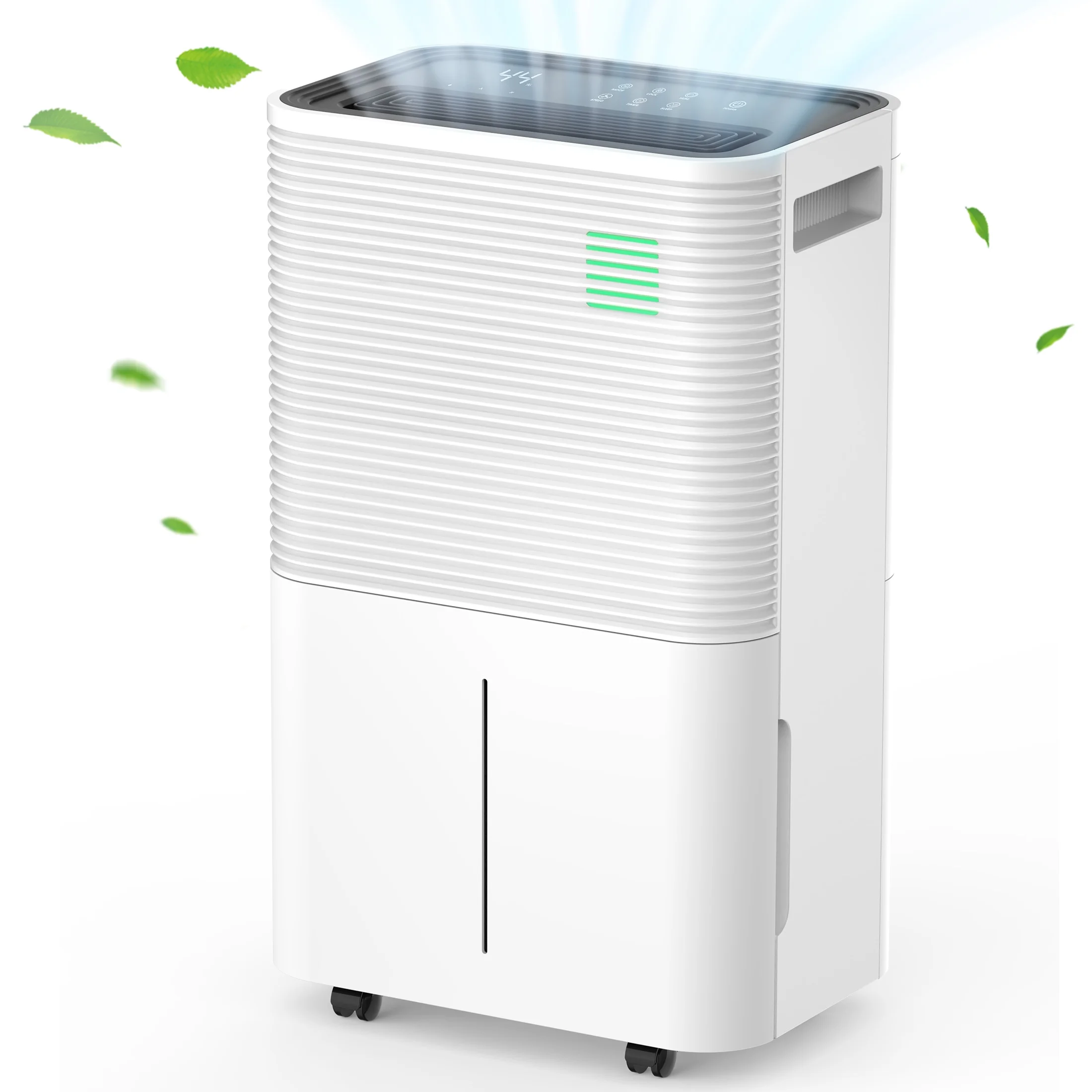 Havato 45-pints/Day High Humidity Dehumidifier w/Washable Filter,3 modes, 24-H Setting, White