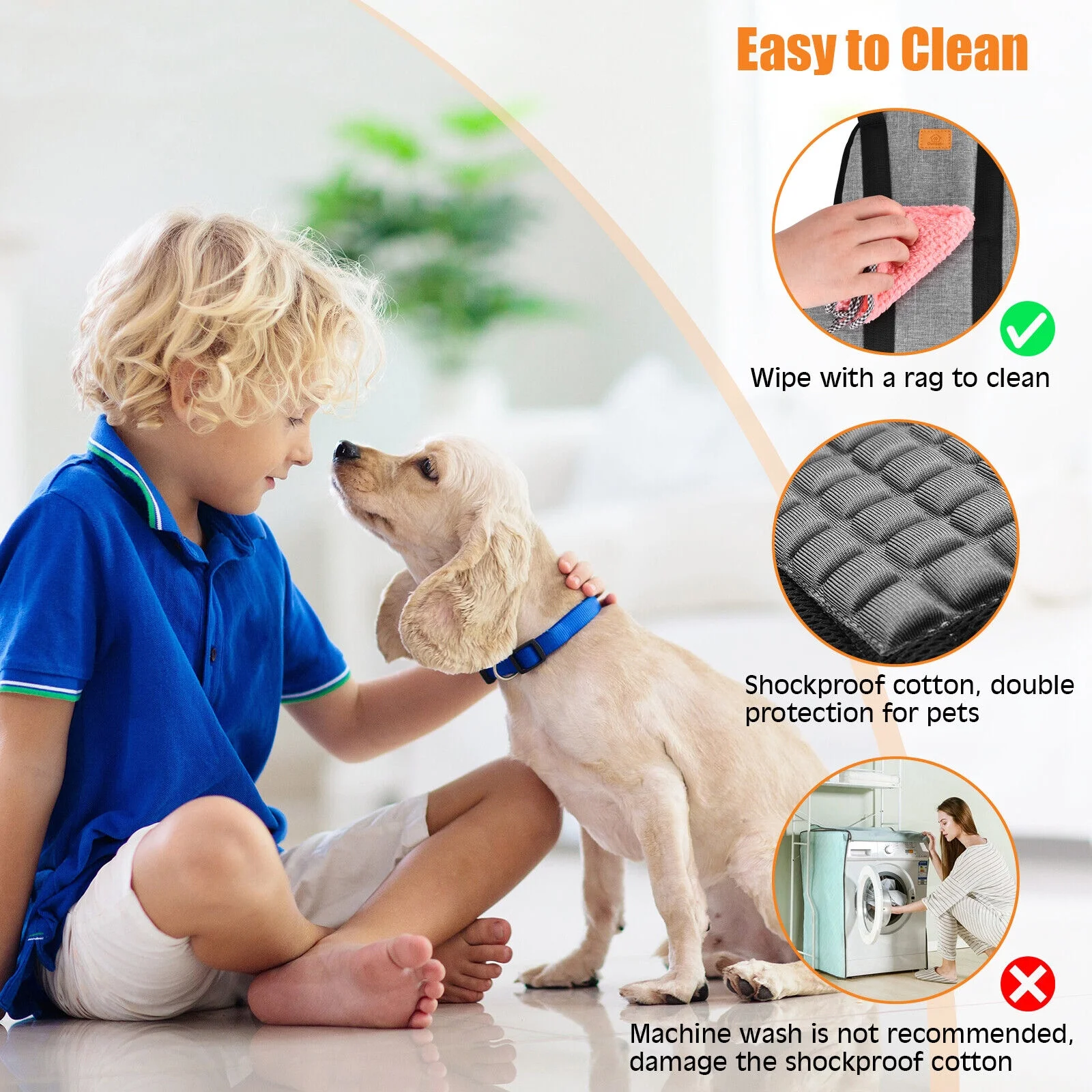 Pet Dog Puppy Hammock Grooming Restraint Harness Sling Bag Hair Nail Trimming SM