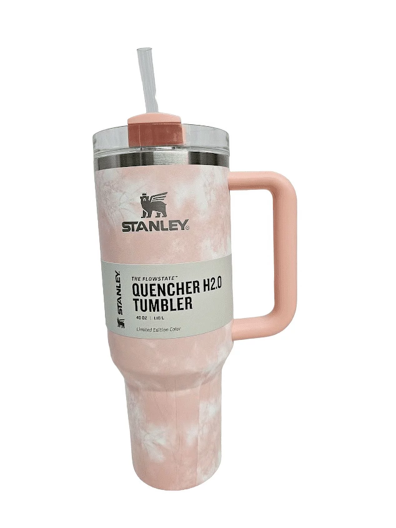 Stanley The Quencher H2.0 FlowState Tumbler Limited Edition Color | 40 OZ - Peach Tye-Dye