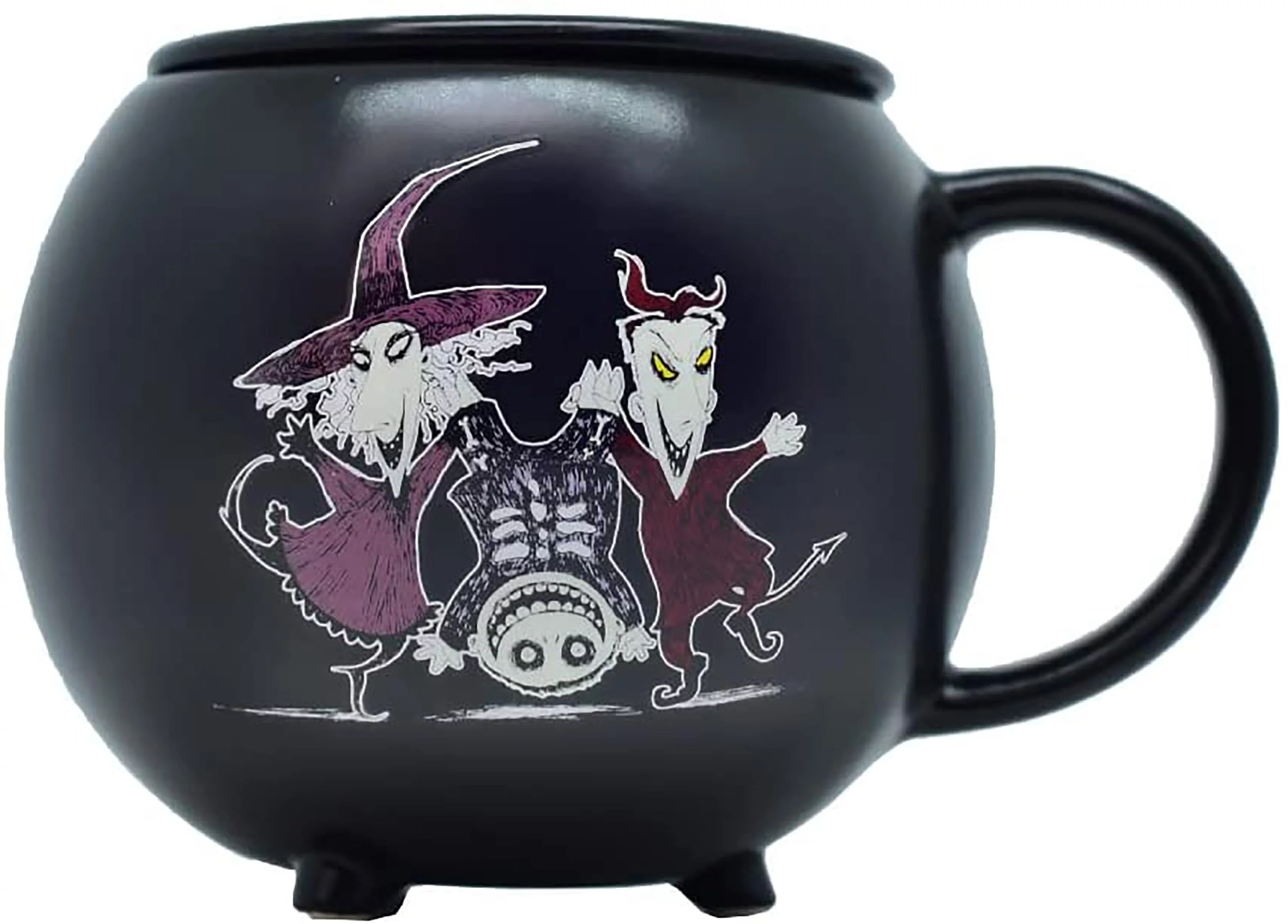 Nightmare Before christmas NBc group cauldron Mug with cover, Black