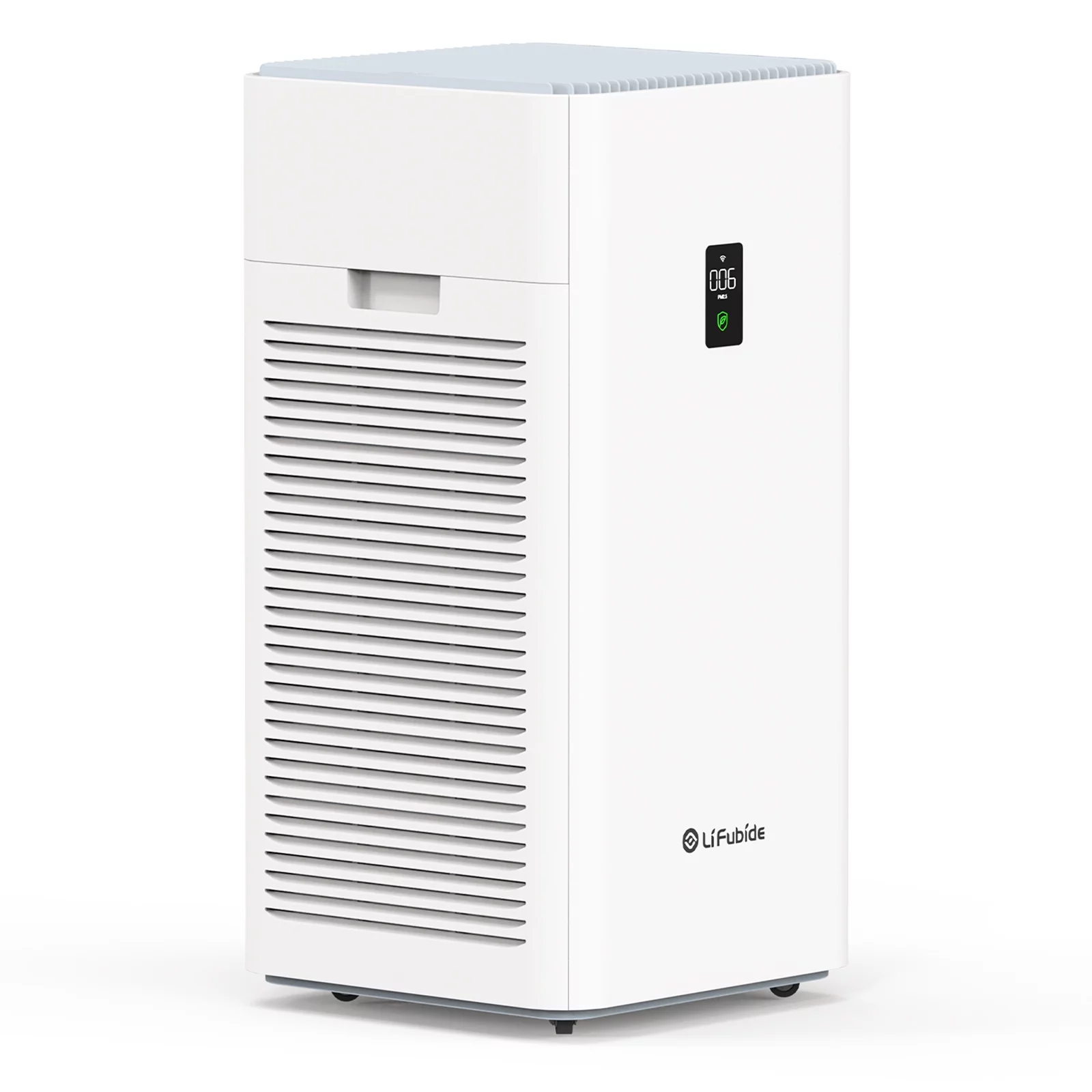 Lifubide Large Room Air Purifier, H13 True HEPA,4555 Sq.Ft Coverage,24dB Low Noise For Bedroom, Removal Of 99.99% 0.01 Microns Particles, Pet Dander、Smoke、Odor、Dust， PM2.5 Monitor, Smart Air Purifier