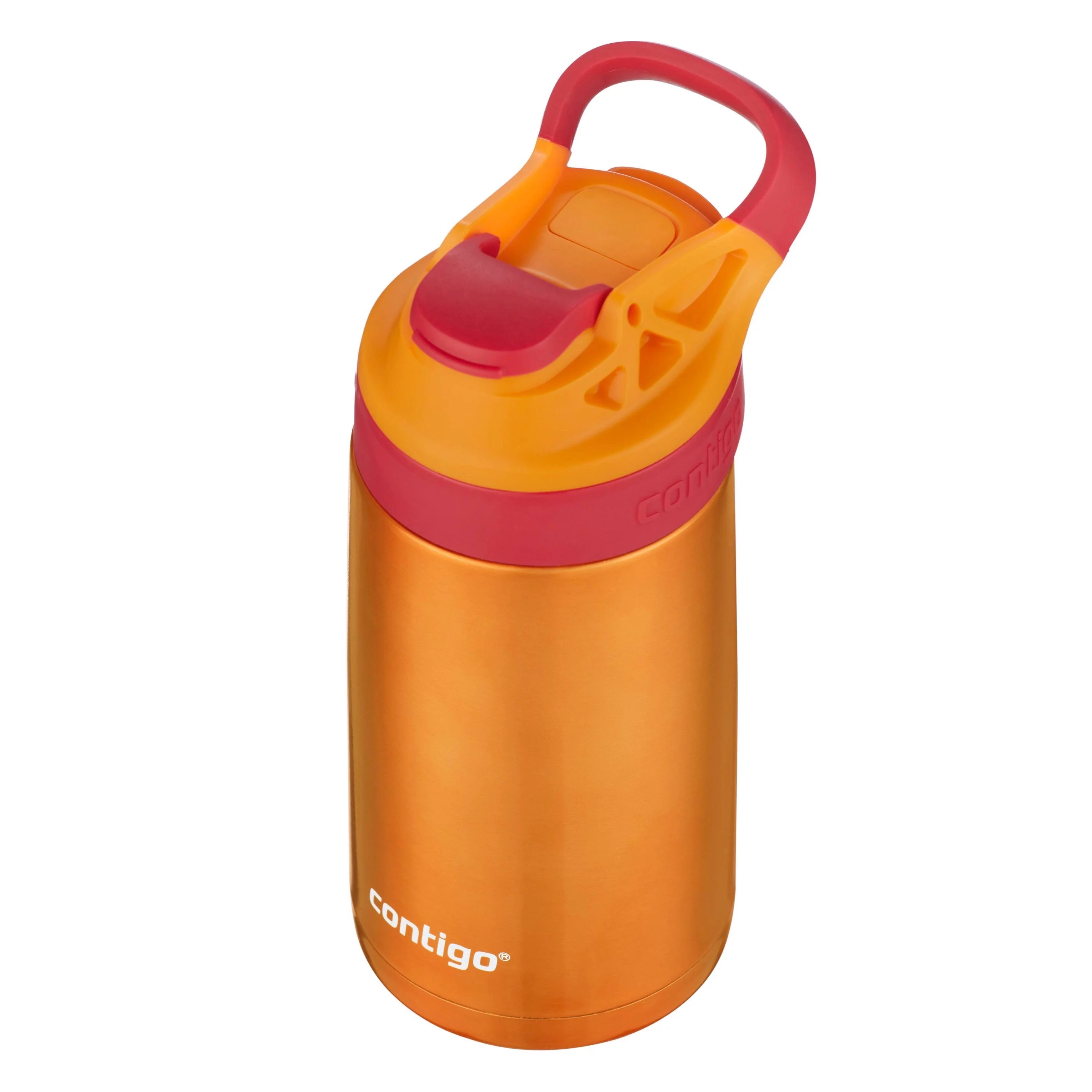 Contigo Kids Stainless Steel Gizmo Sip Water Bottle, 13 fl. oz. in Orange
