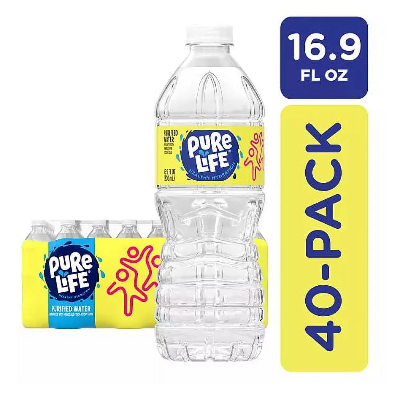 Pure Life Purified Water (16.9 fl. oz., 40 pk.)