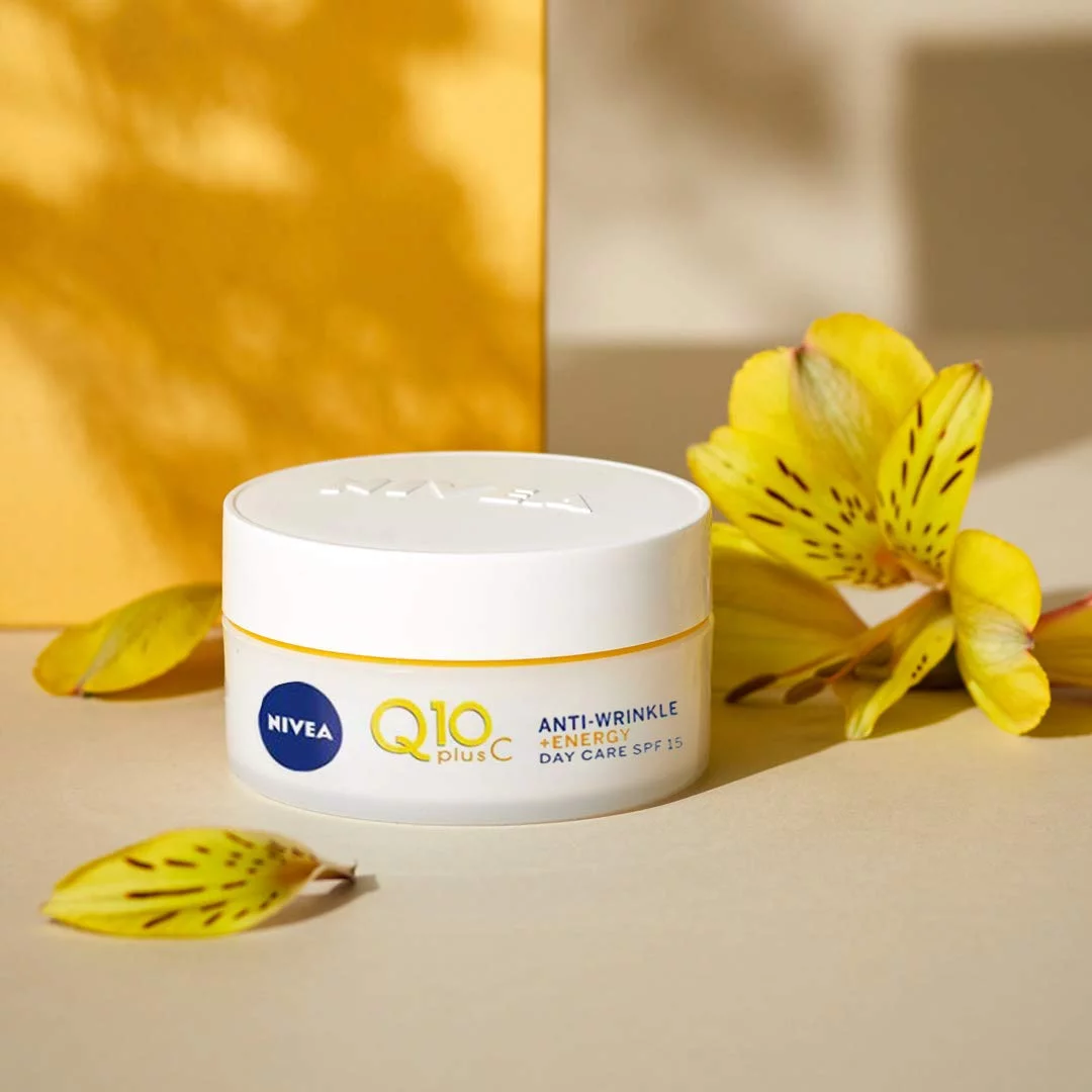 Nivea Q10 Energy Healthy Glow Face Day Cream (50 Ml), Energising Day Cream, Face Cream For Women, Moisturising Cream, Face Cream With Q10, Vitamin C, And Vitamin E