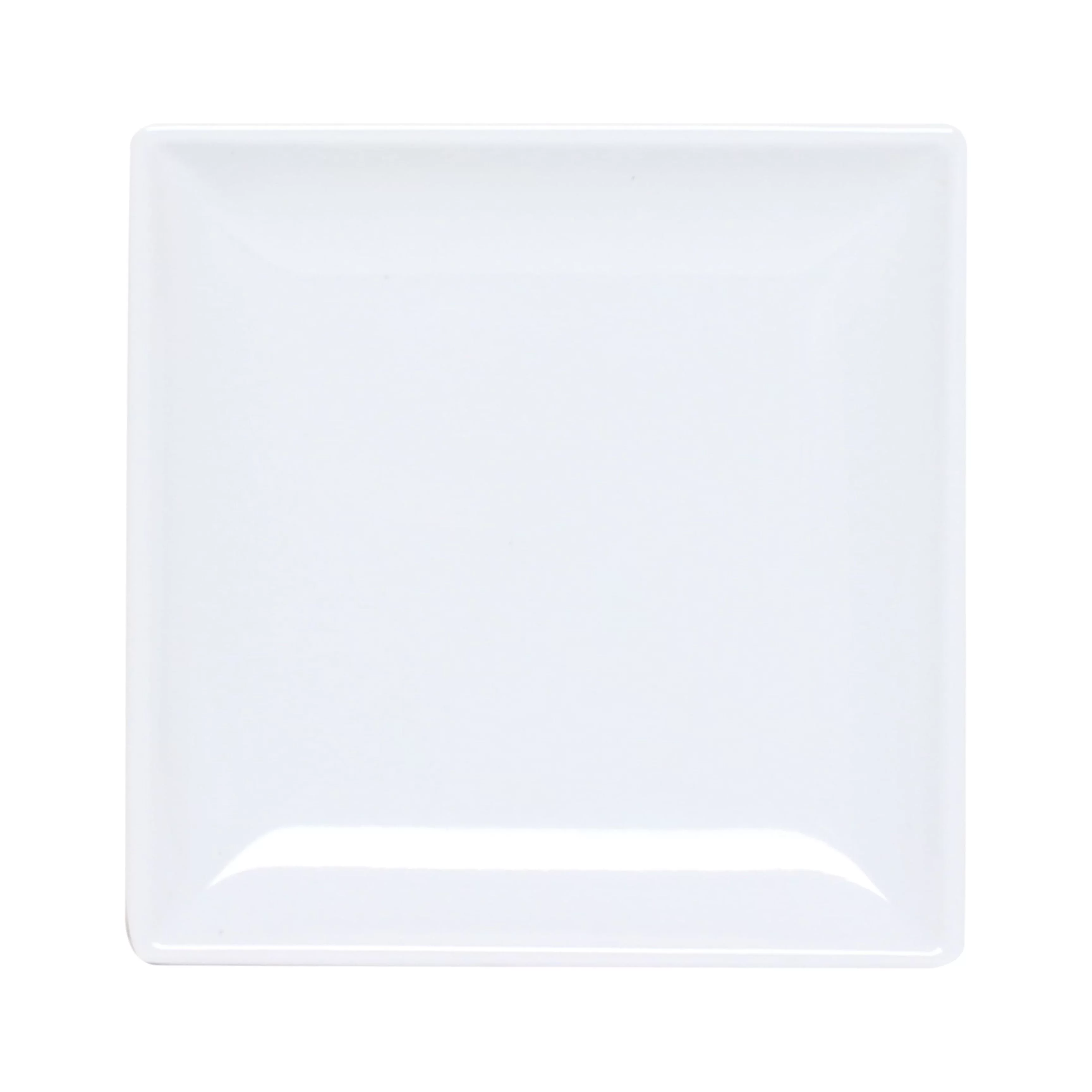 Excellante Classic White Extra Heavy Weight Melamine Dinnerware Collection 4 1/2