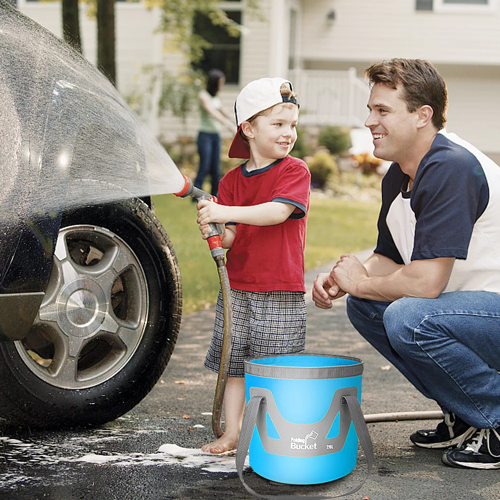 Nebublu Collapsible Bucket,Water Bucket Bucket 20L Collapsible Water Bucket Bucket Water Collapsible Water Bucket Rookin QAHM ZDHF
