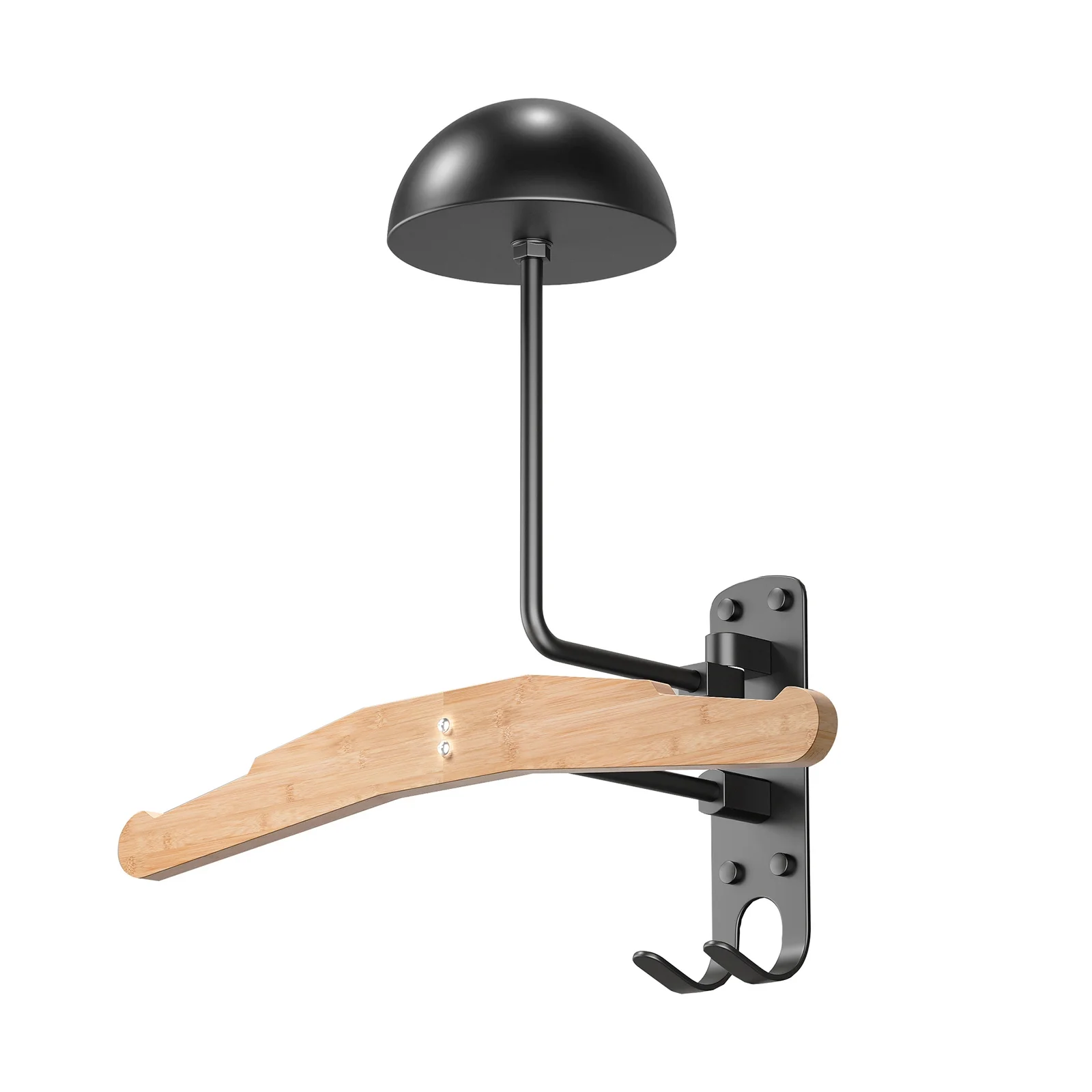 moobody Motorcycle Helmet Rack, Convenient Wall Mount Holder for Easy Access to Your Helmets and Accessories