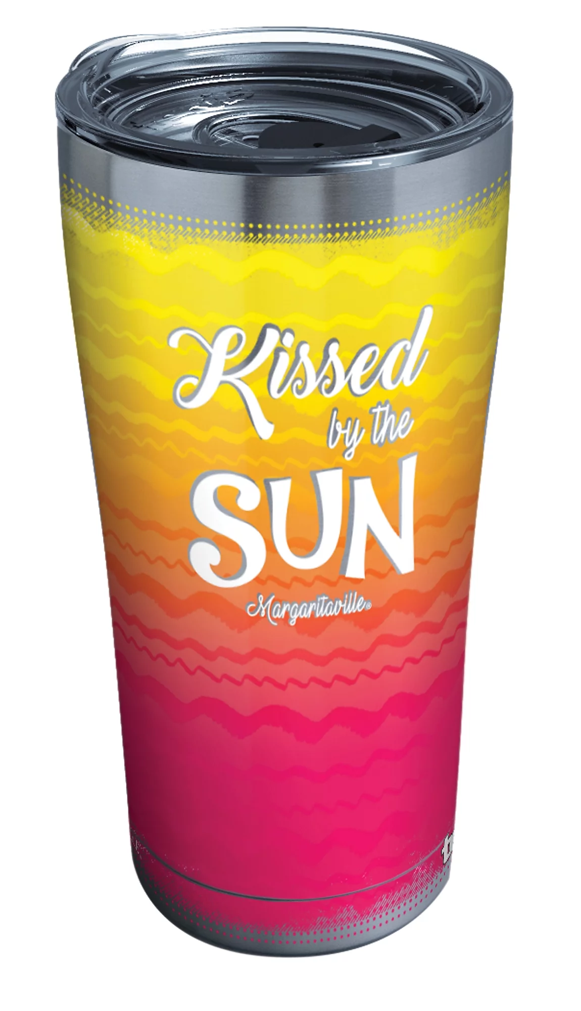 Tervis Margaritaville - Kissed By Sun Triple Walled  Insulated Tumbler Travel Cup Keeps Drinks Cold & Hot, 20oz, Stainless Steel