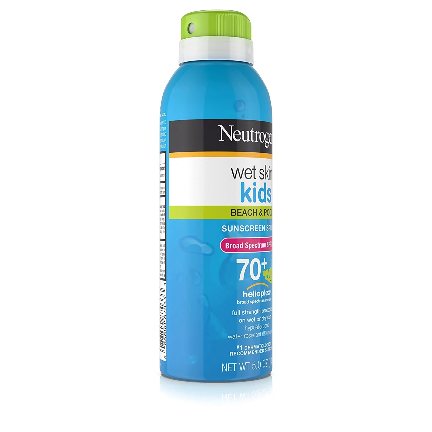 Neutrogena Wet Skin Kids Sunscreen Spray Mist, Water-Resistant and Oil-Free,