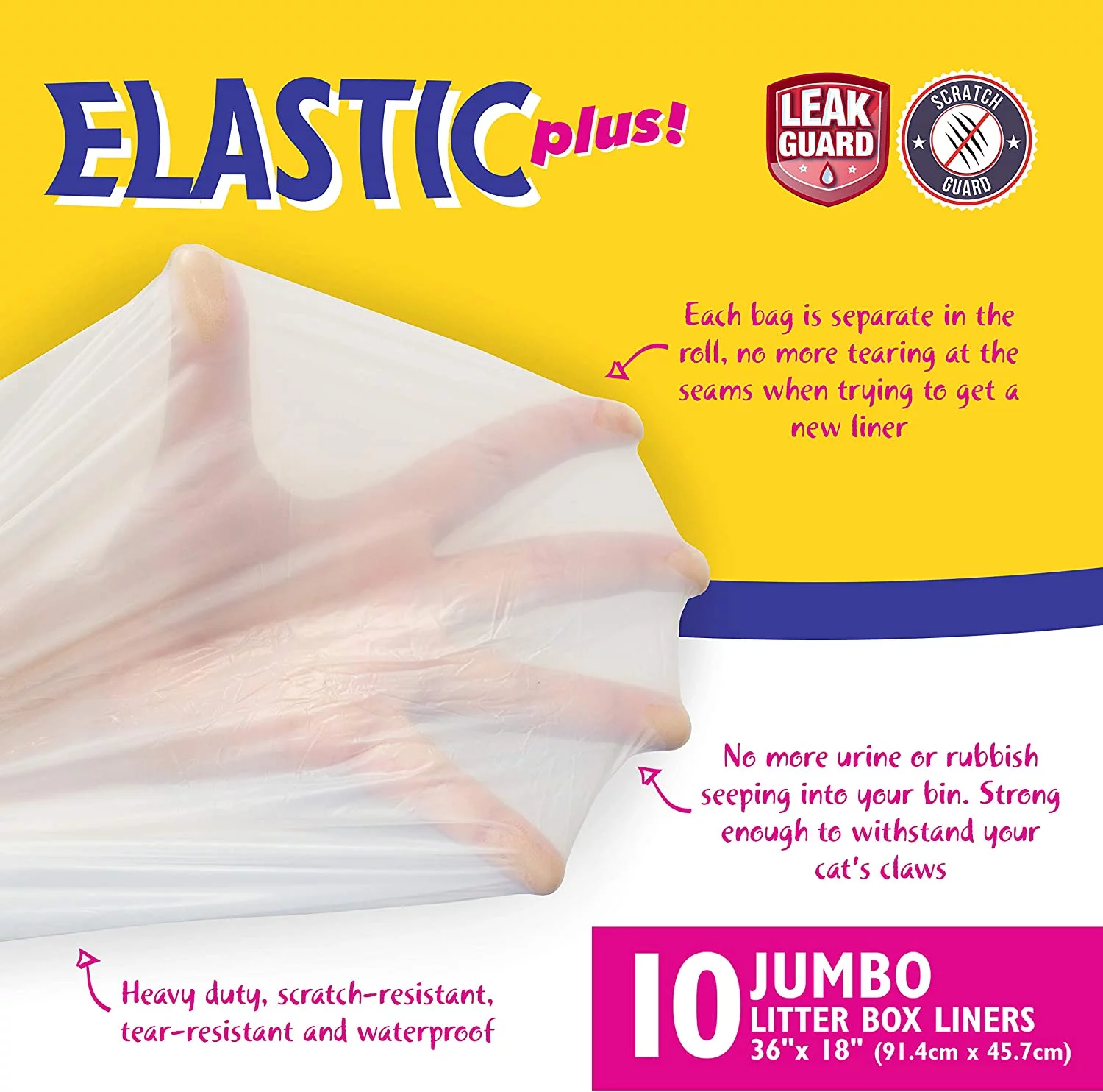 Fresh Kitty 10ct Elastic Litter Box Liners